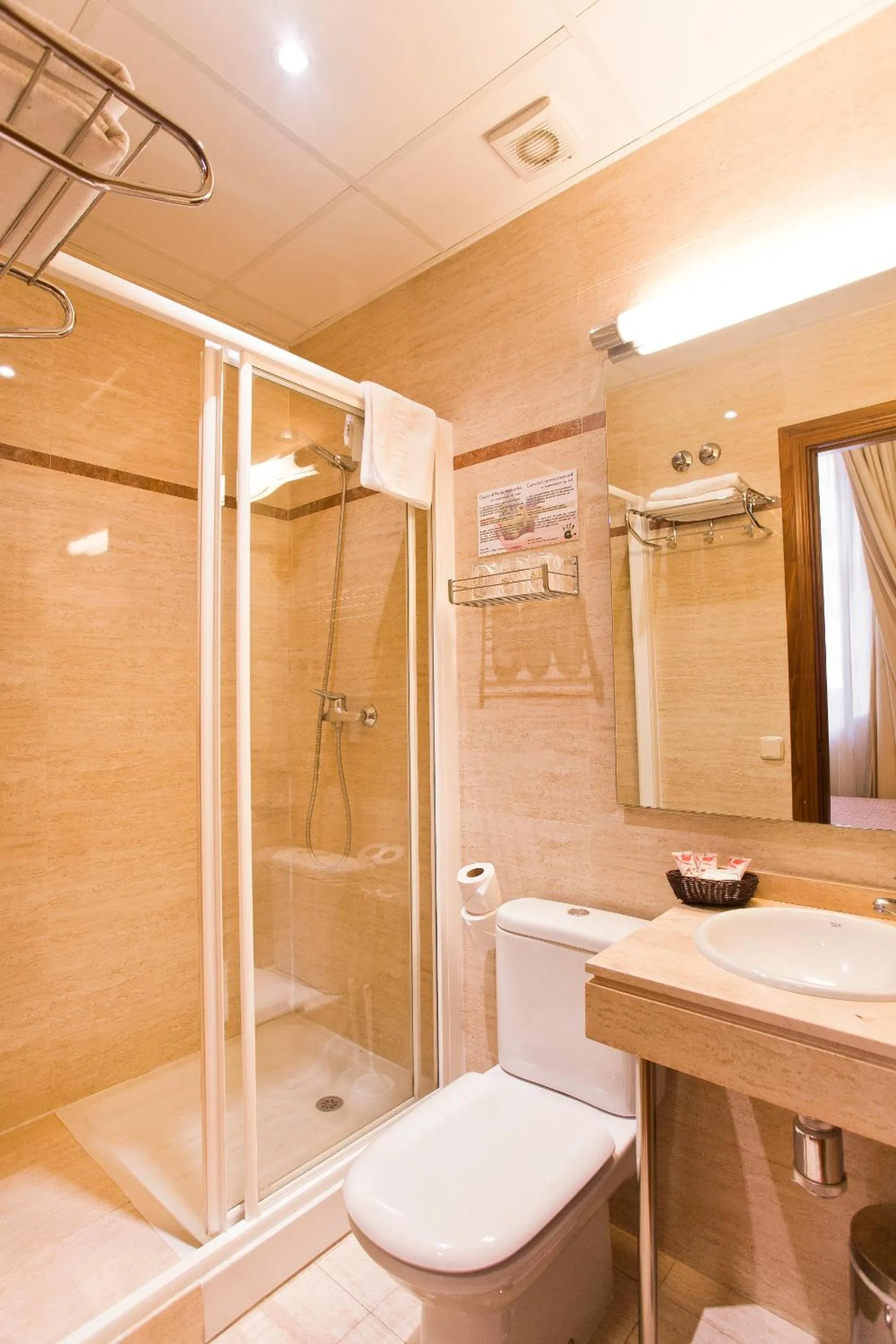 Bathroom in Hotel Granada Centro