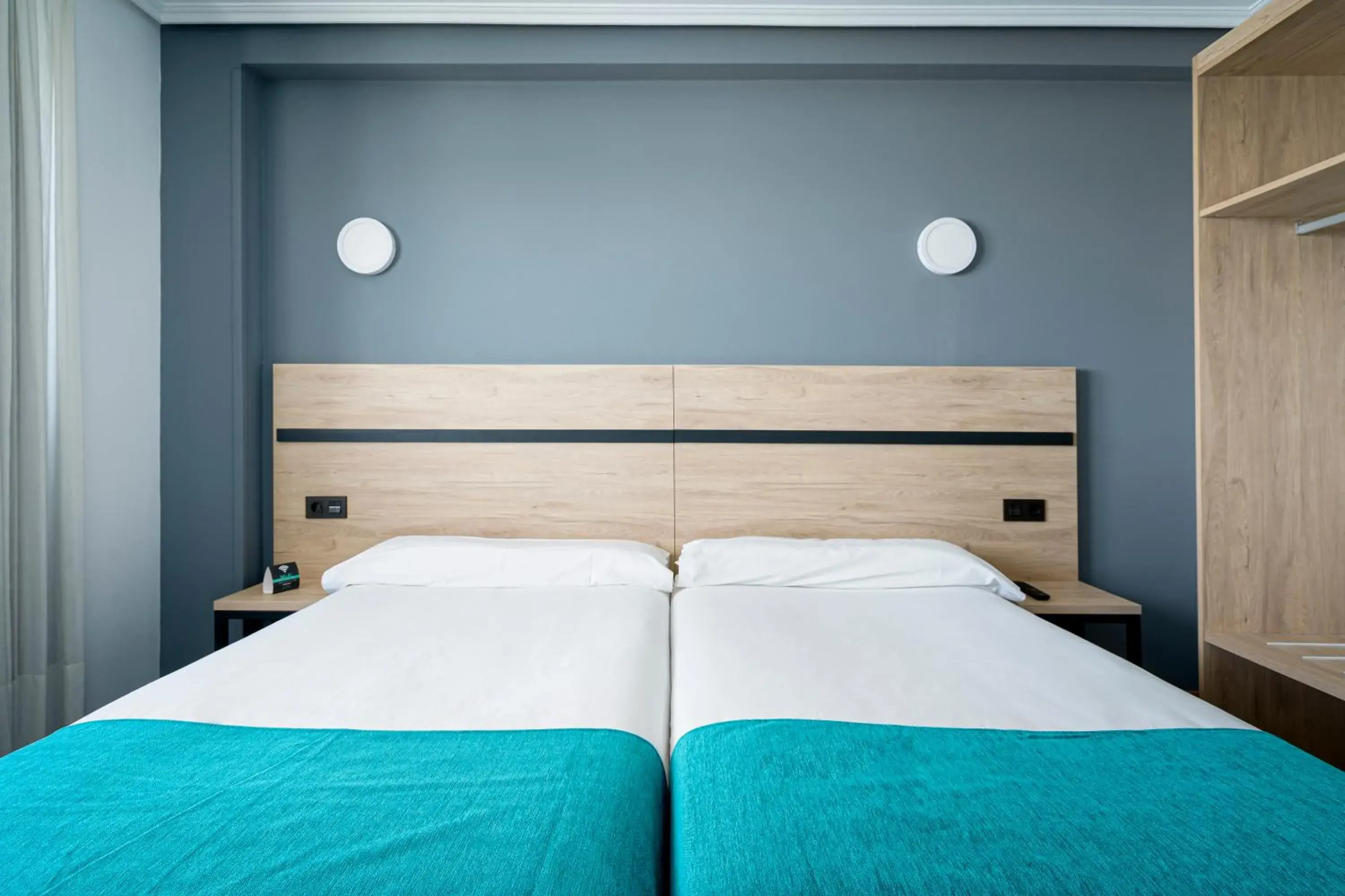 Bed in Hotel Alda Pasaje Bed in Hotel Alda Pasaje