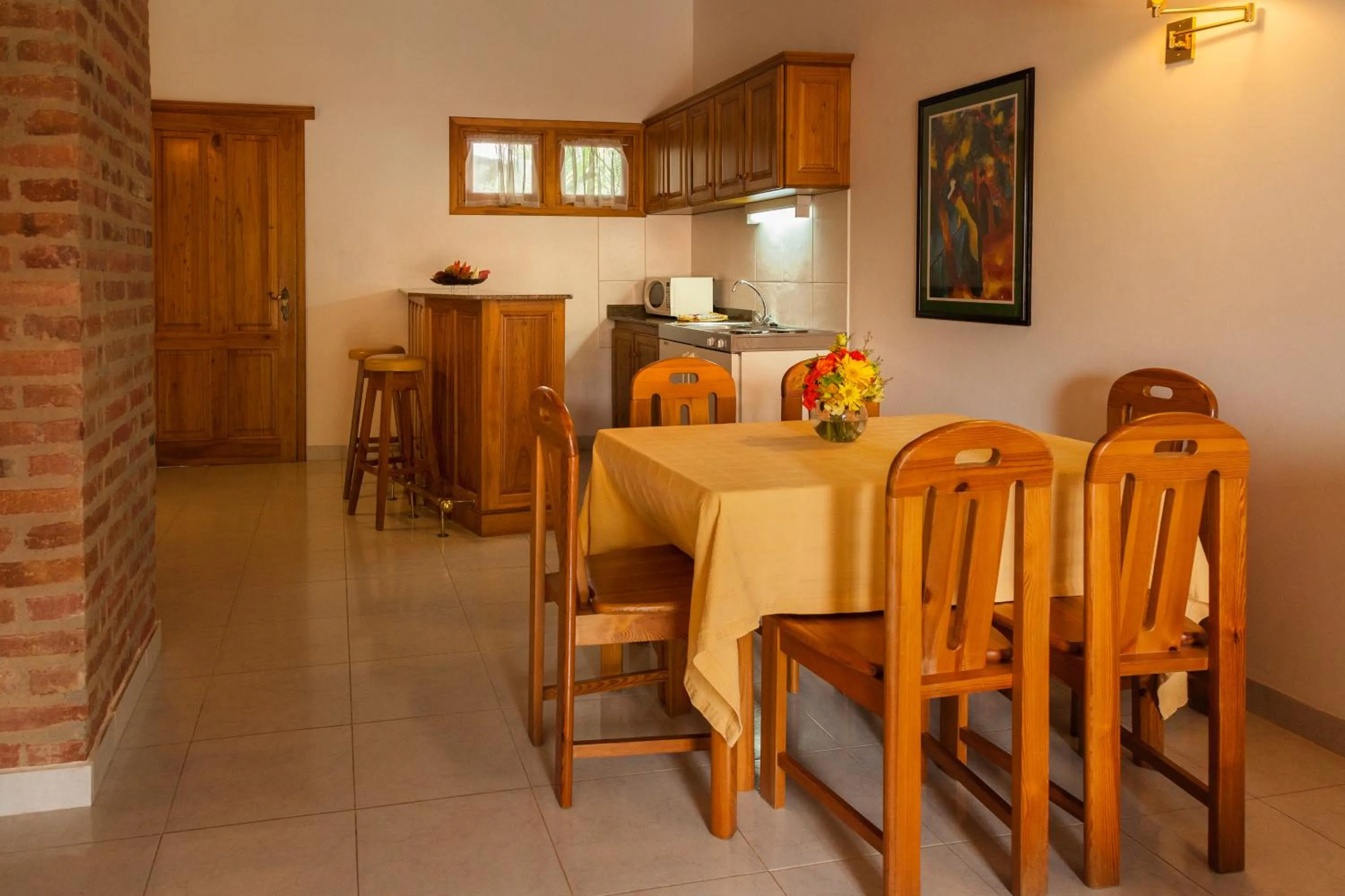 Kitchen or kitchenette in Hotel Westfalenhaus