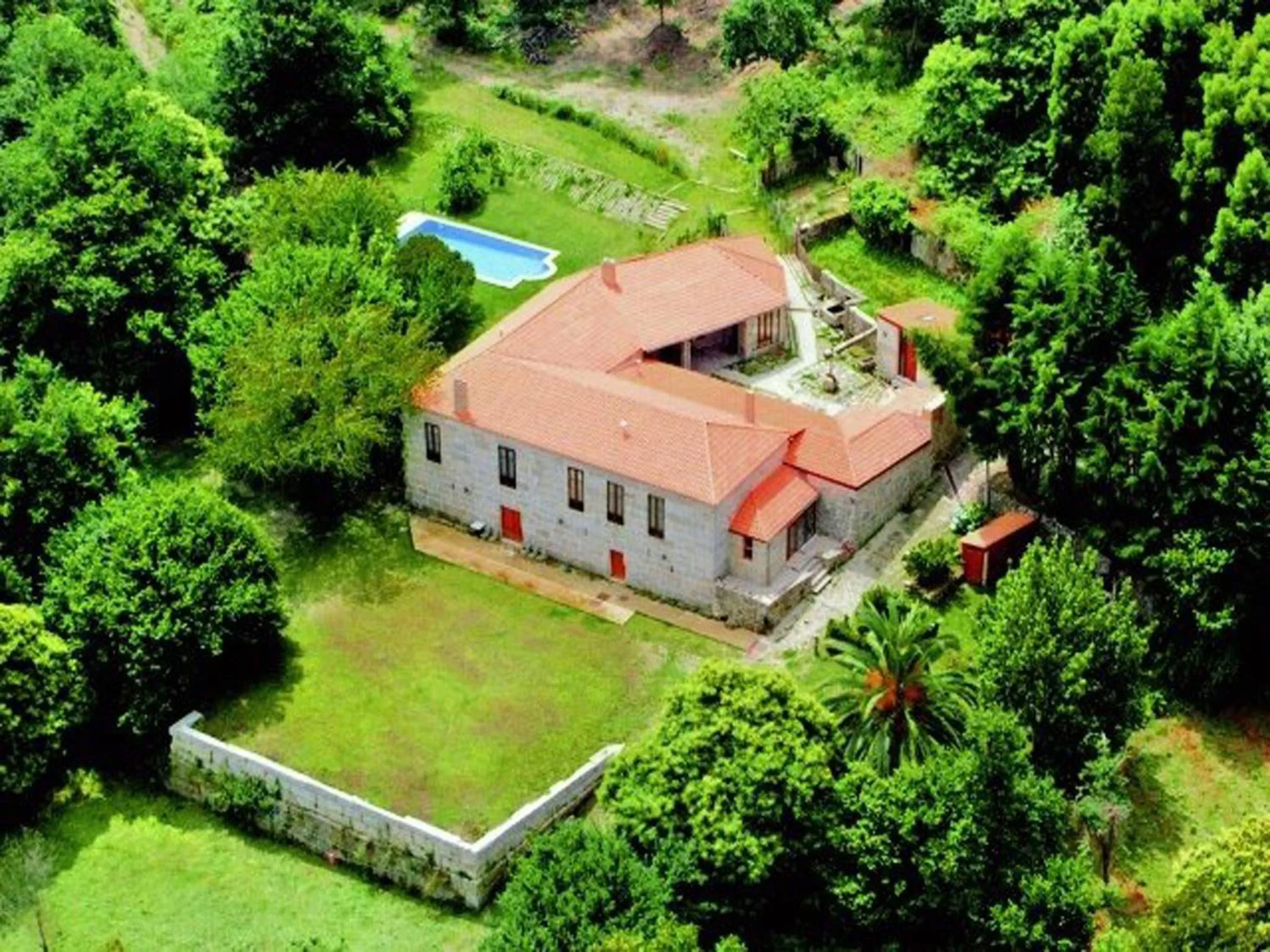 Bird's eye view in Pazo Larache