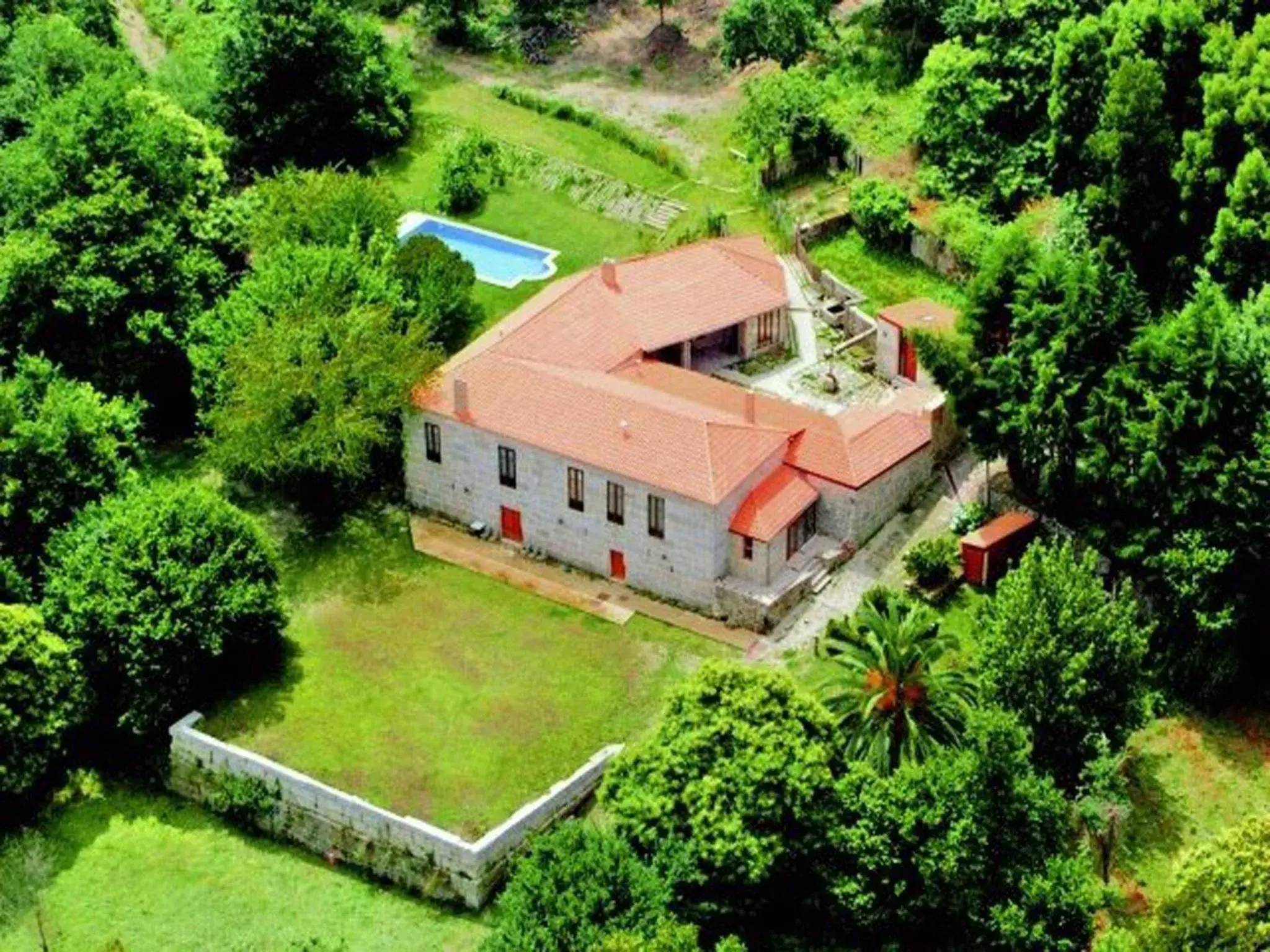 Bird's eye view in Pazo Larache Bird's eye view in Pazo Larache