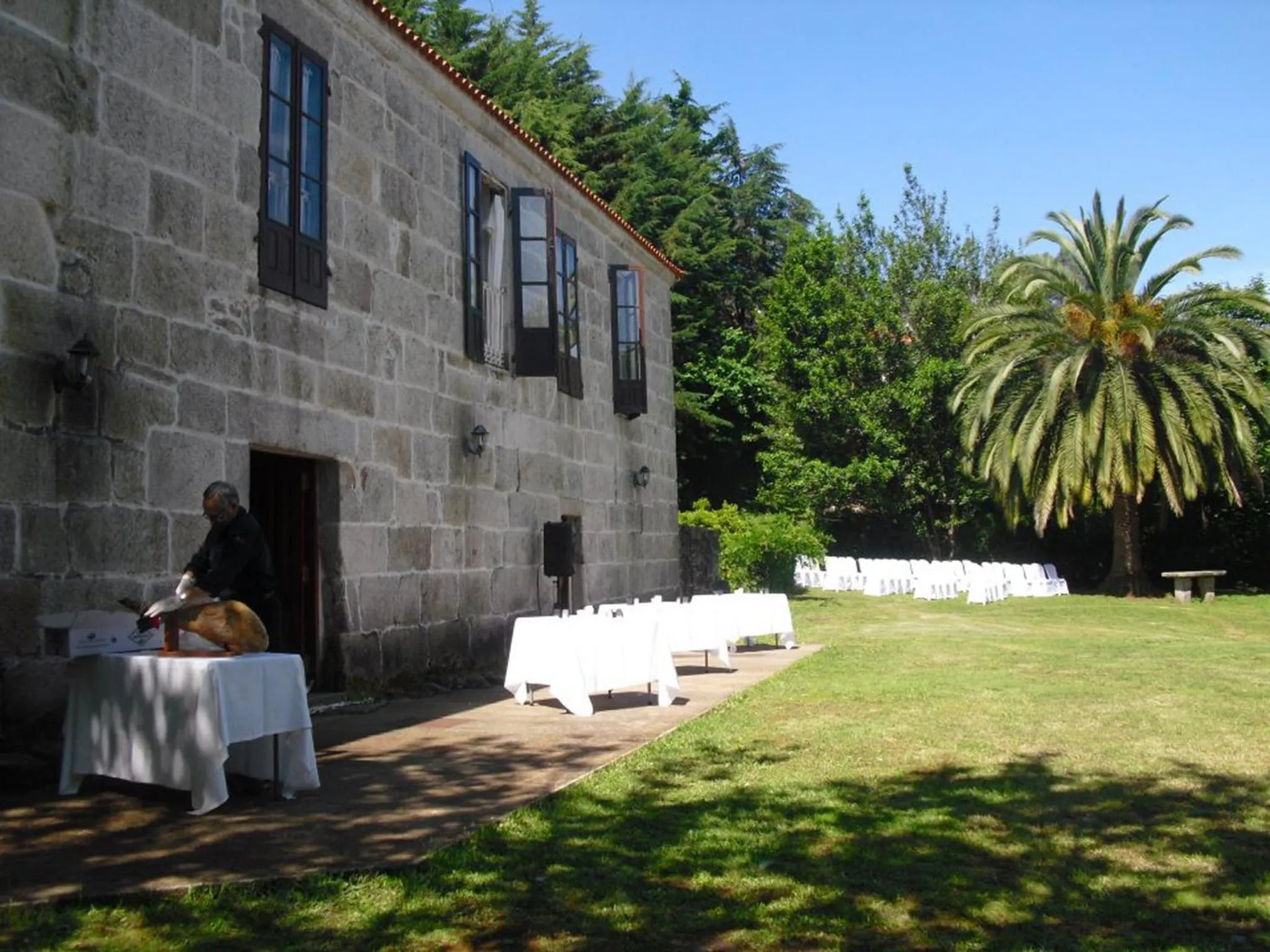 Facade/entrance in Pazo Larache