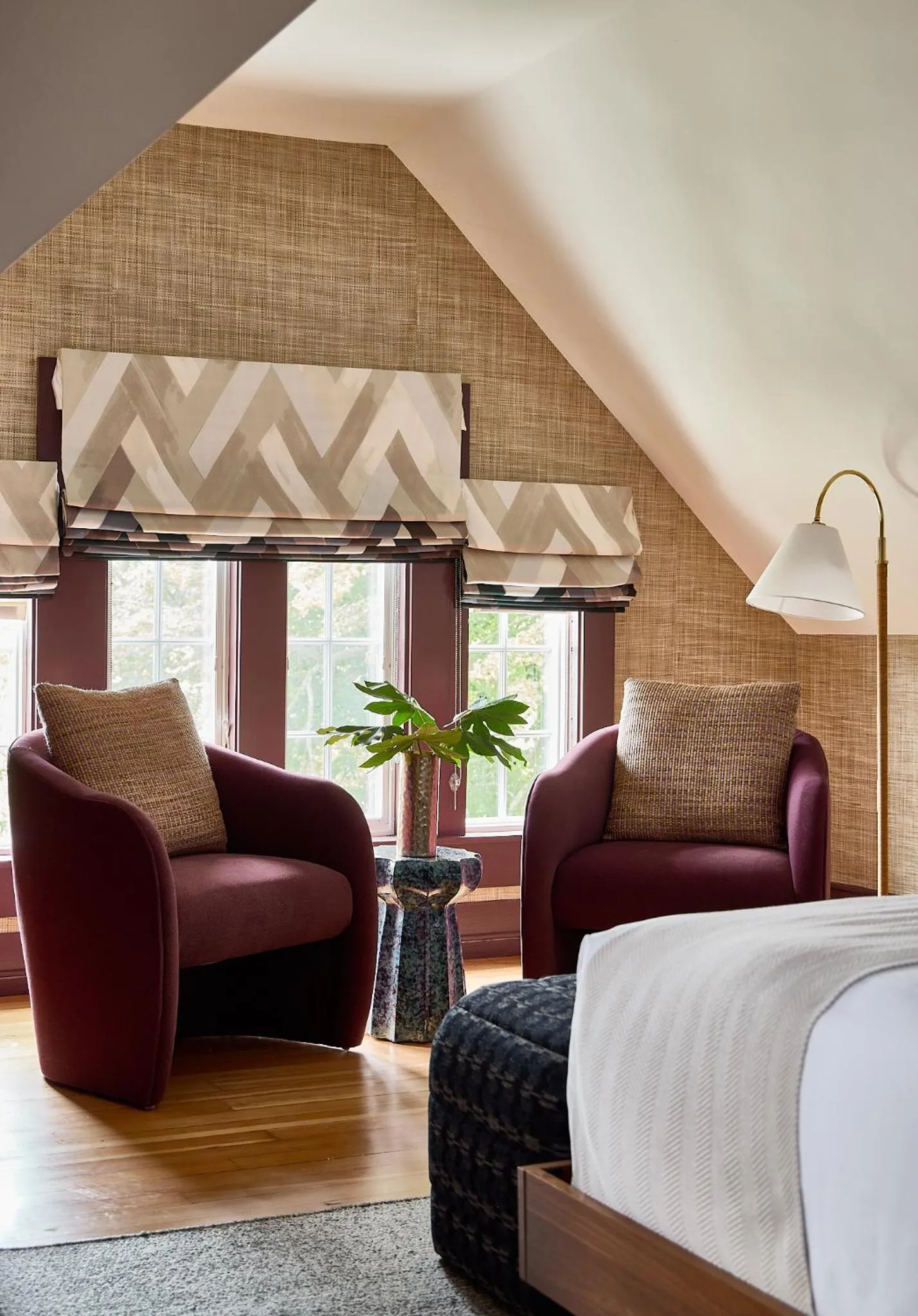 Seating area, Bed in The Coco, The Edgartown Collection