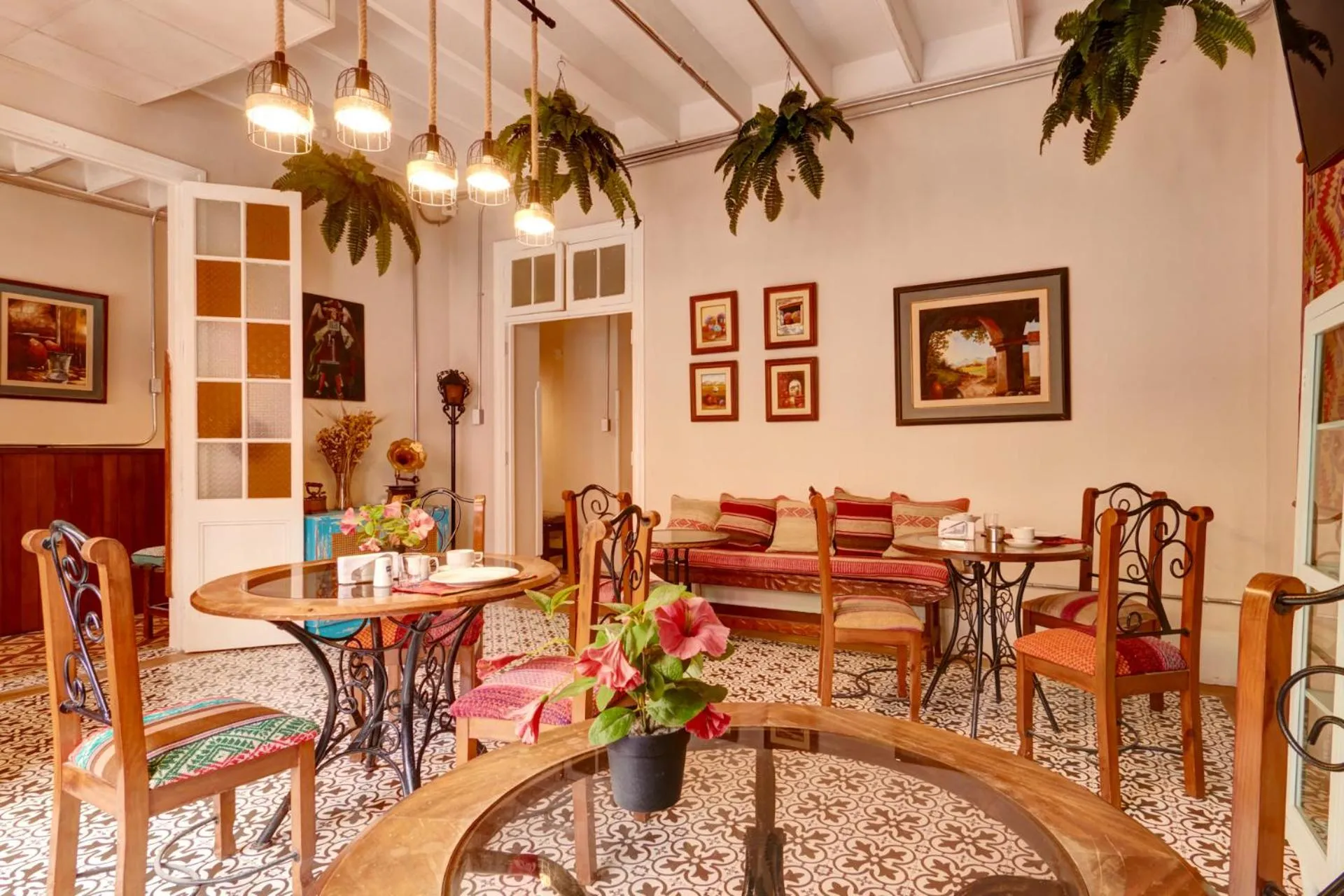 Living room in Casa Porta