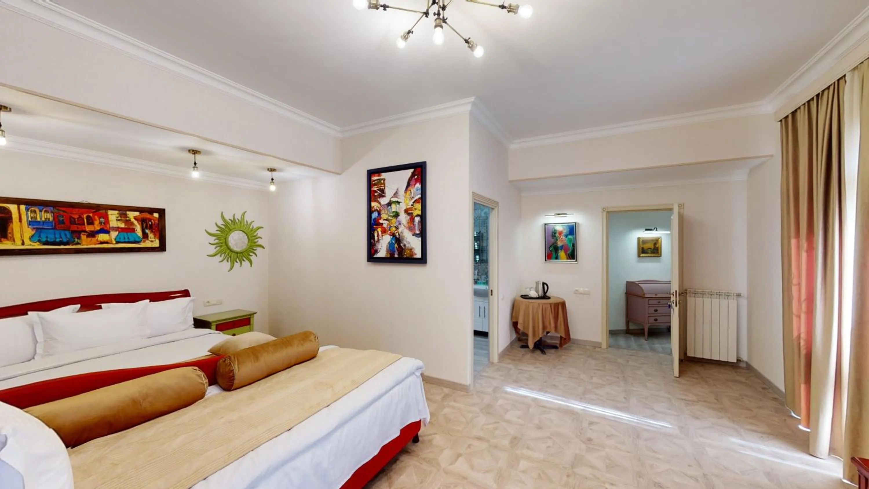 Bed in Aspar Boutique Hotel