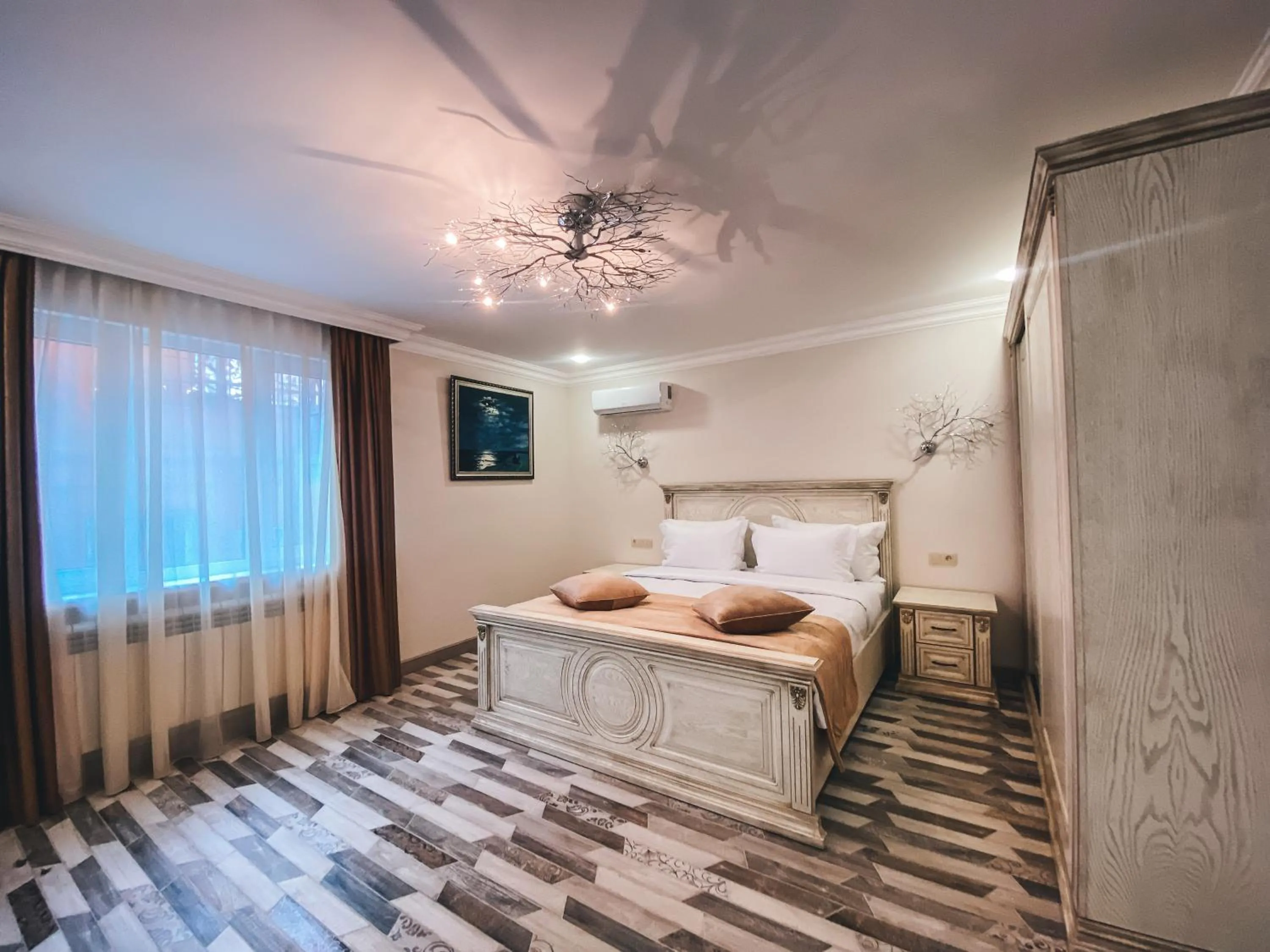 Bed in Aspar Boutique Hotel