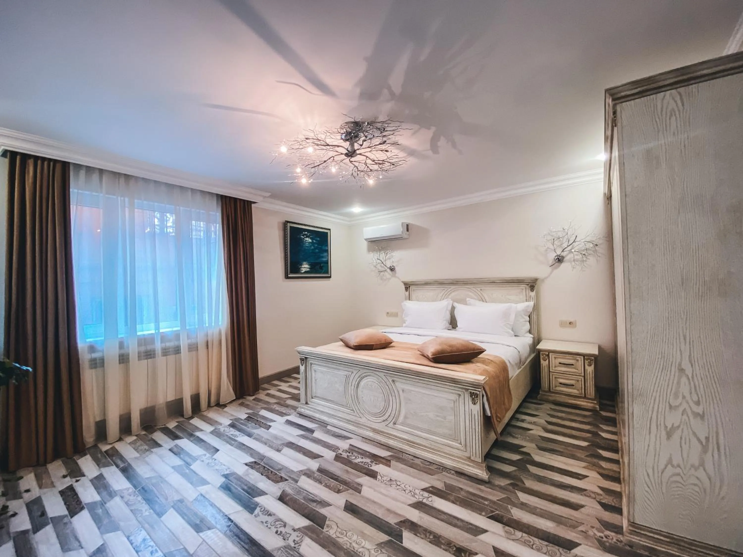 Bed in Aspar Boutique Hotel