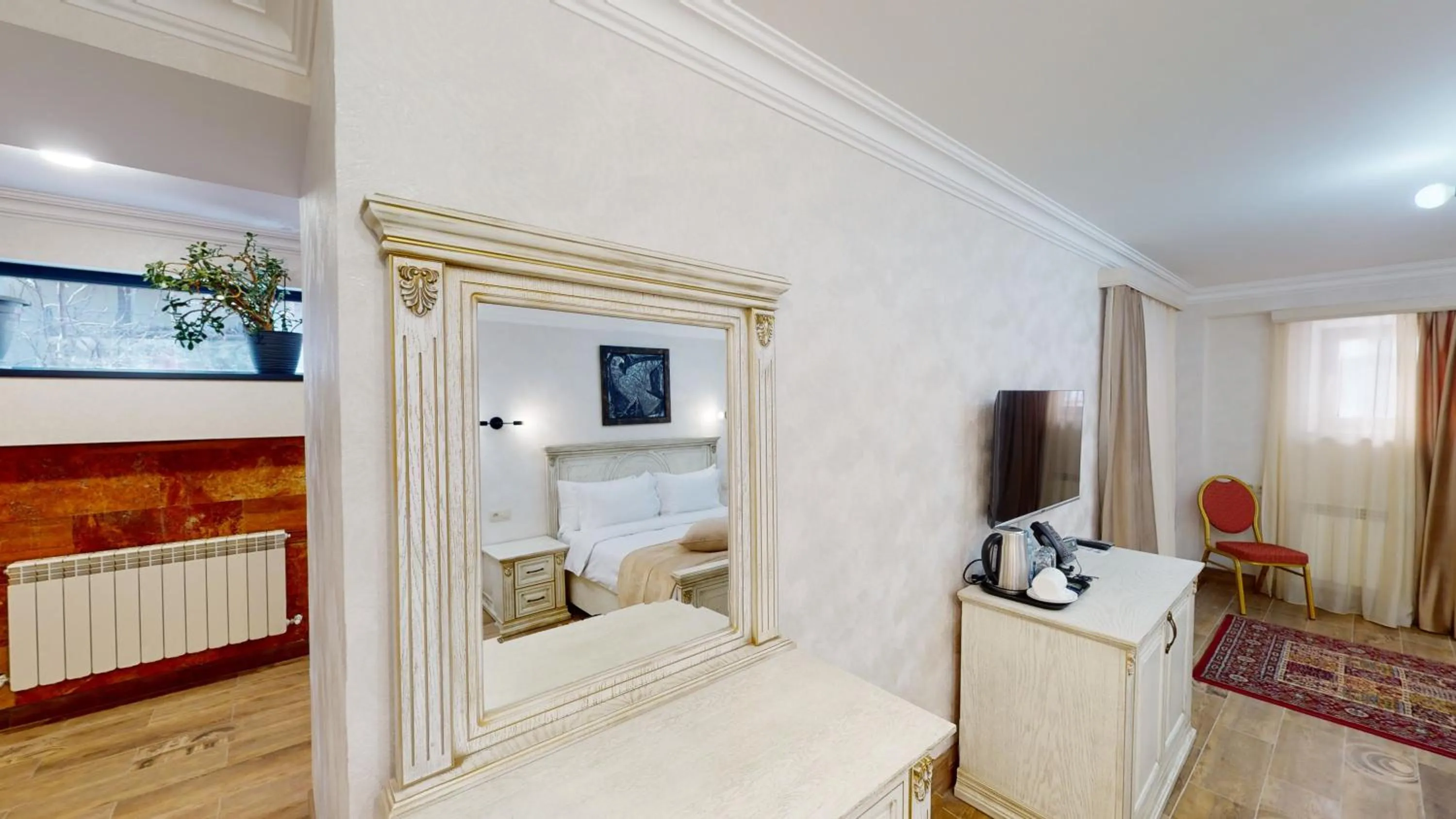 Bed in Aspar Boutique Hotel