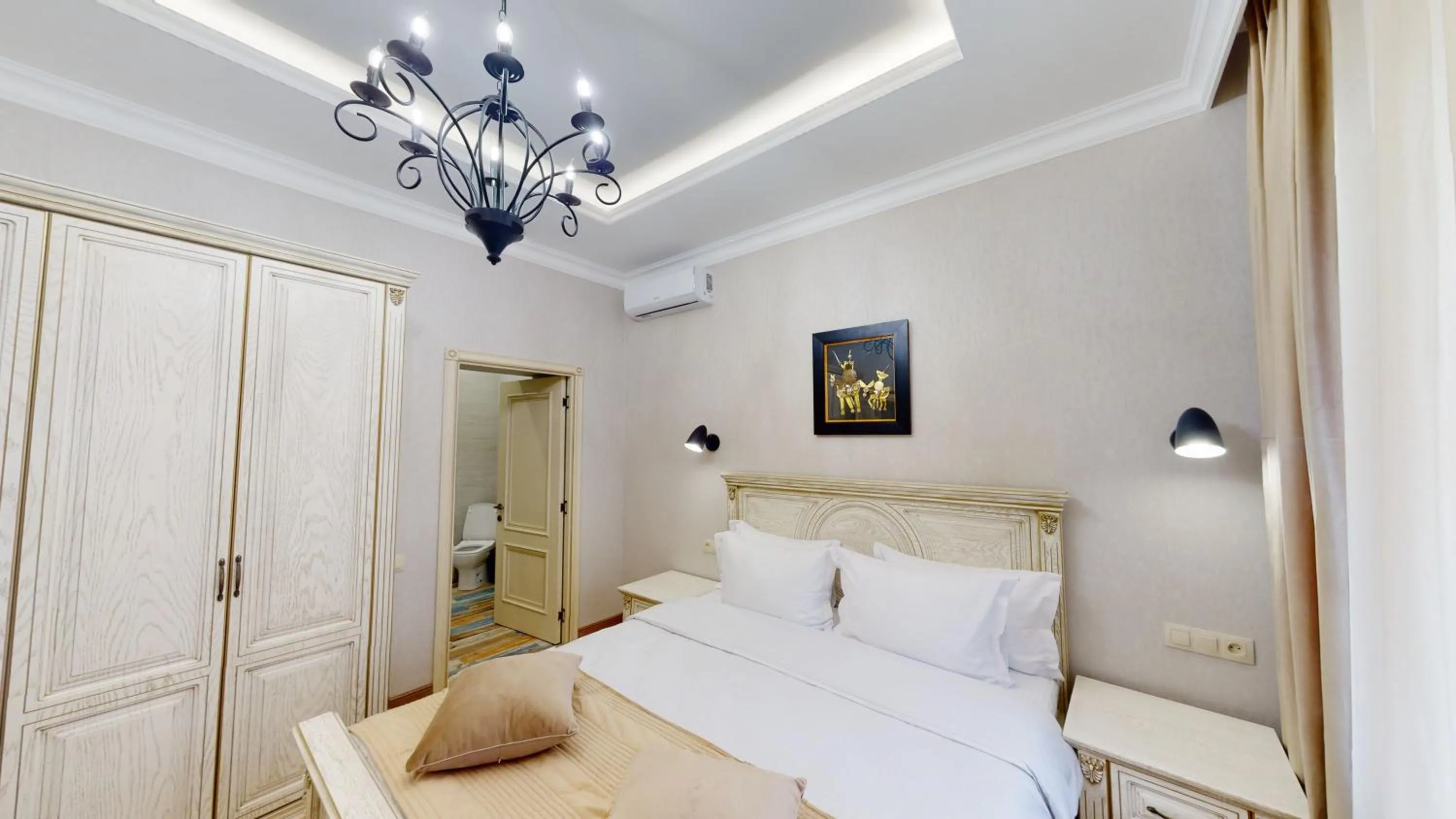 Bed in Aspar Boutique Hotel