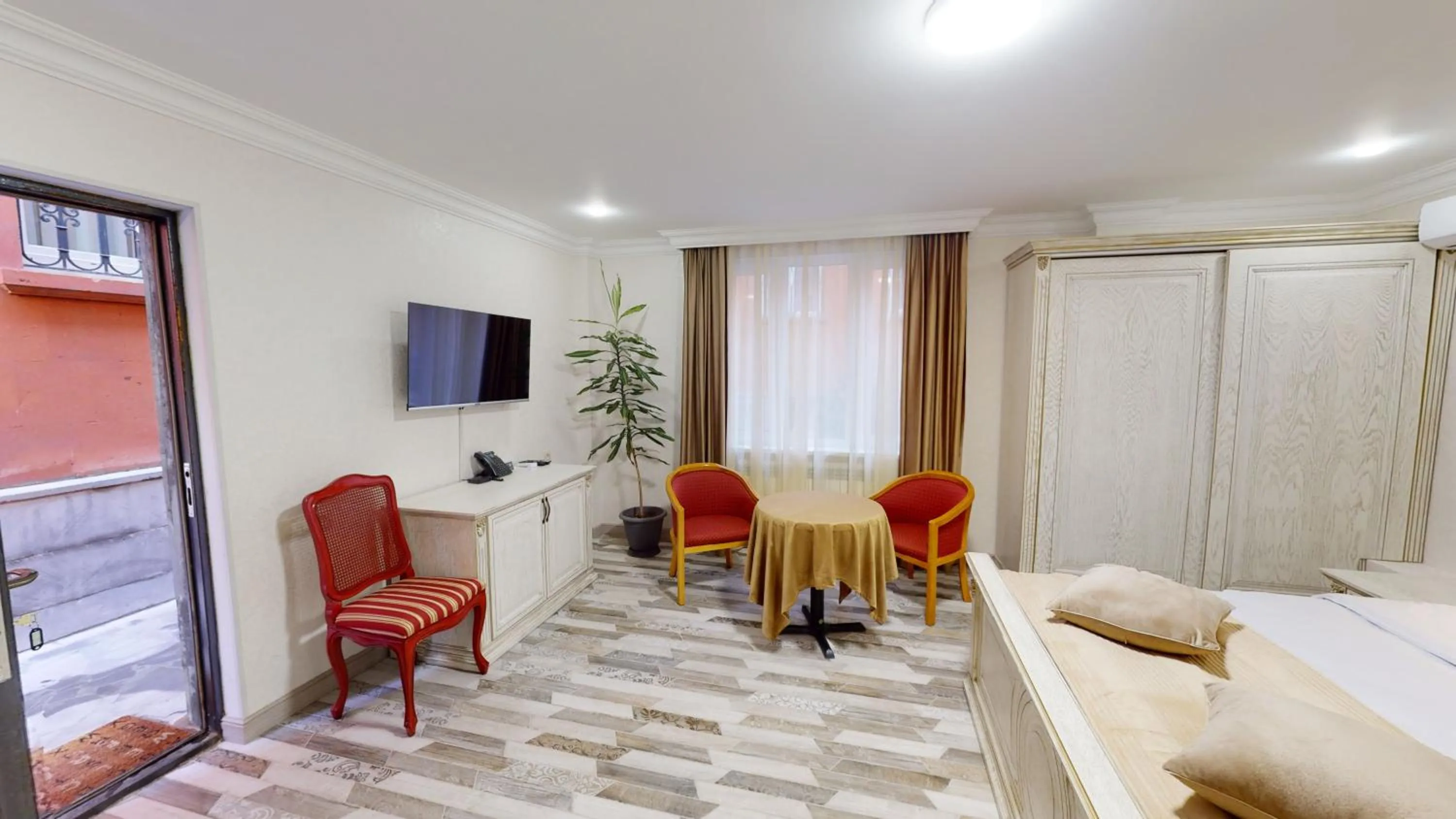 Bed in Aspar Boutique Hotel