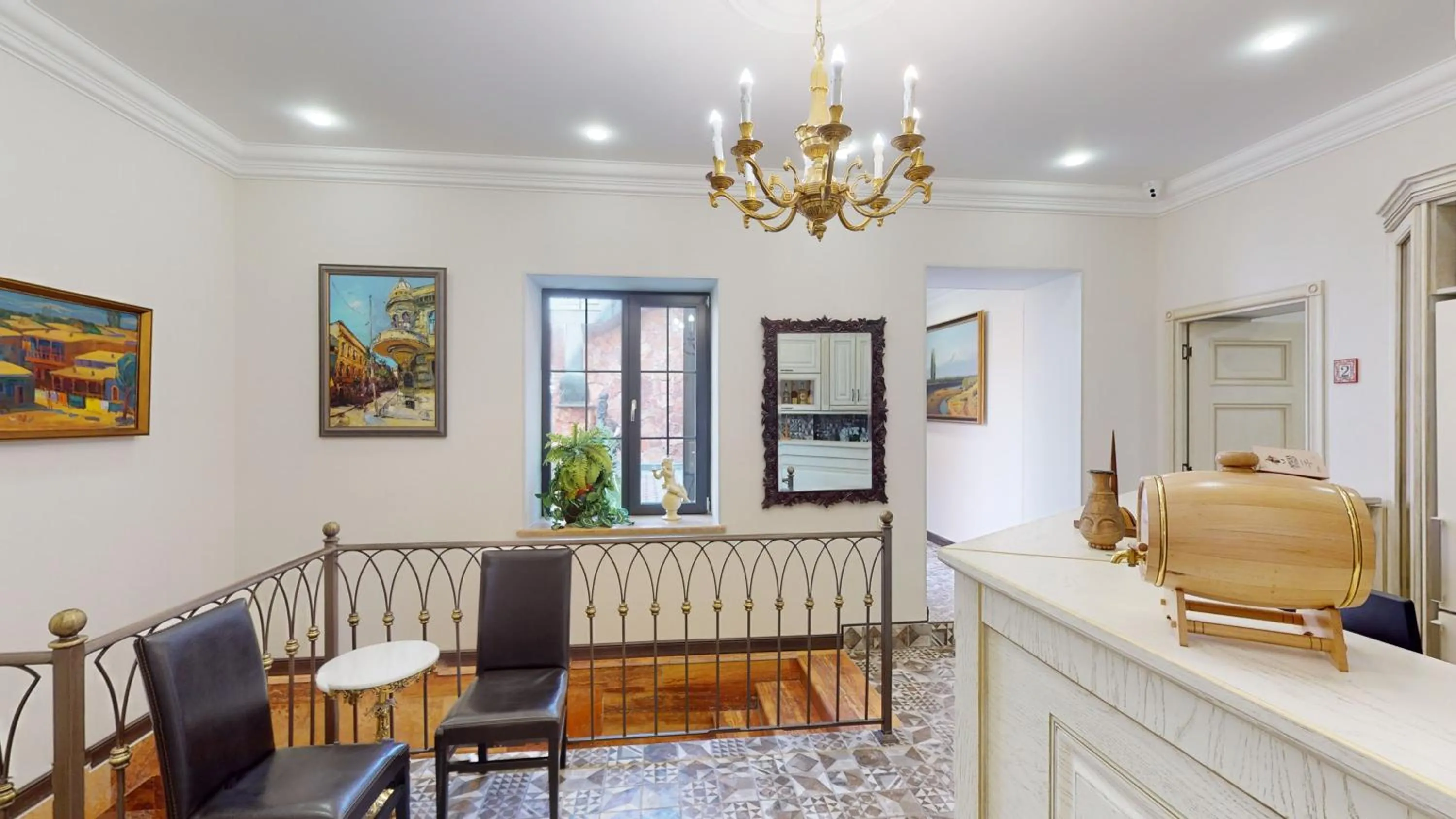 Living room in Aspar Boutique Hotel