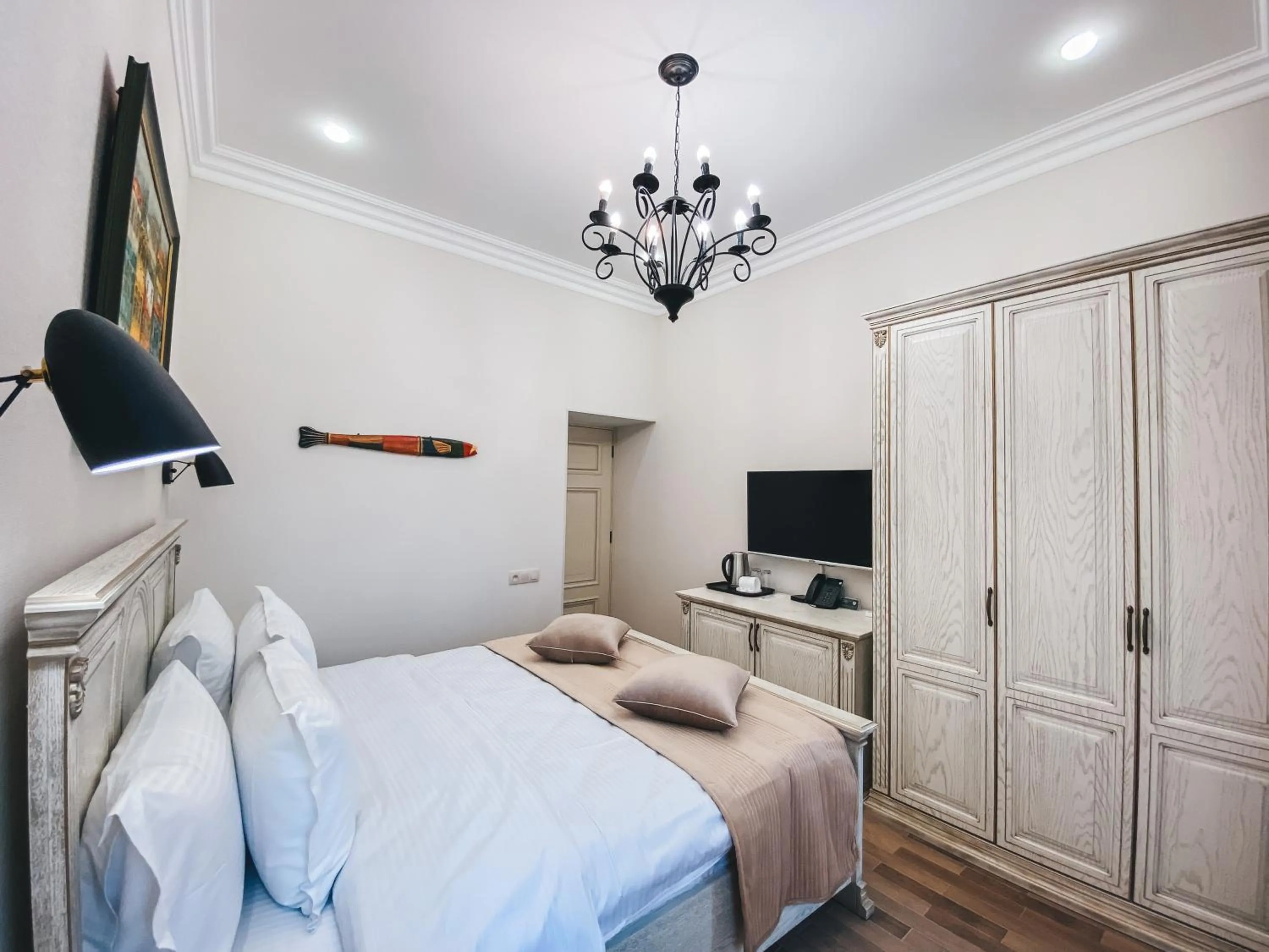 Bed in Aspar Boutique Hotel