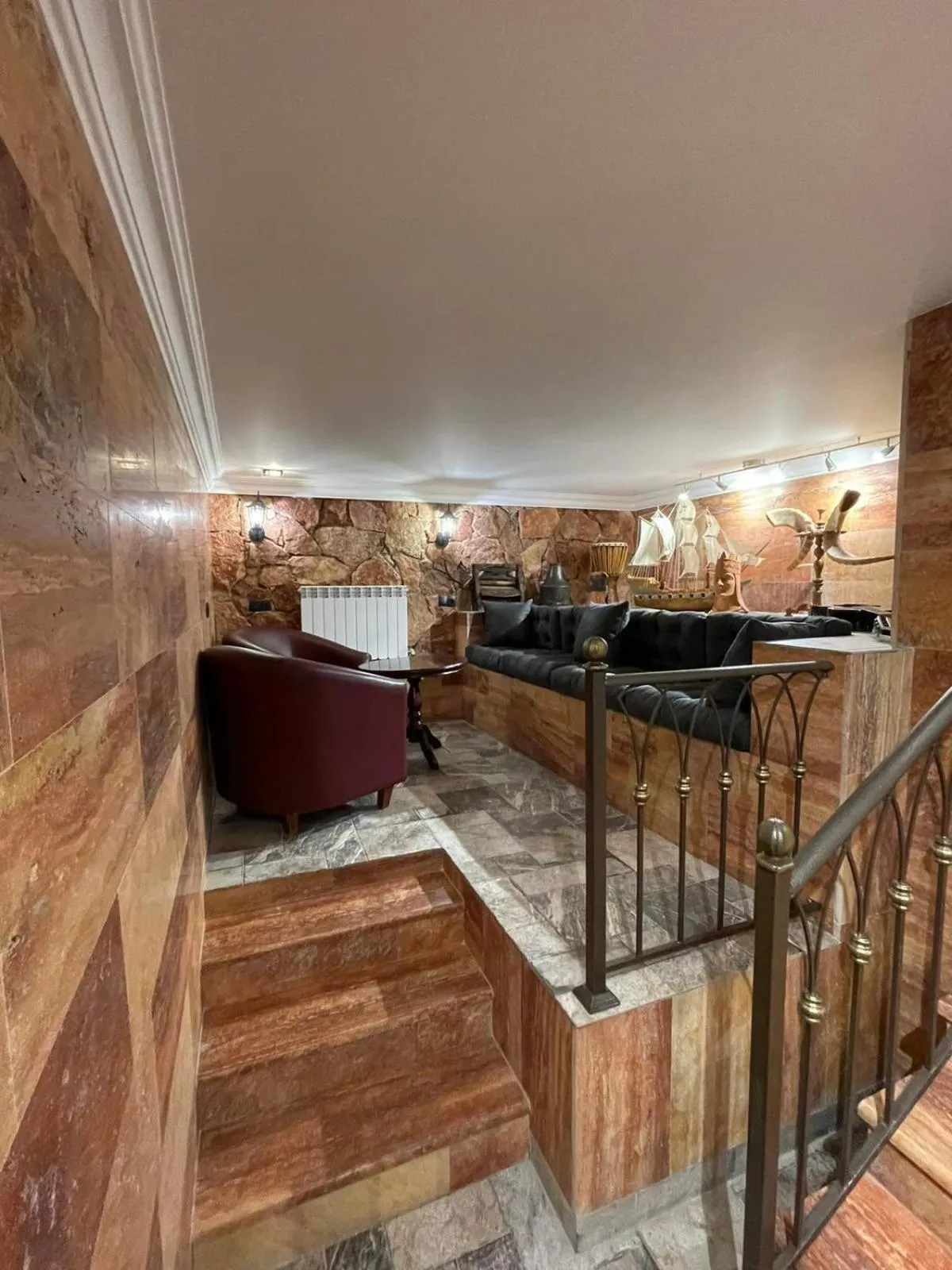 Seating area in Aspar Boutique Hotel