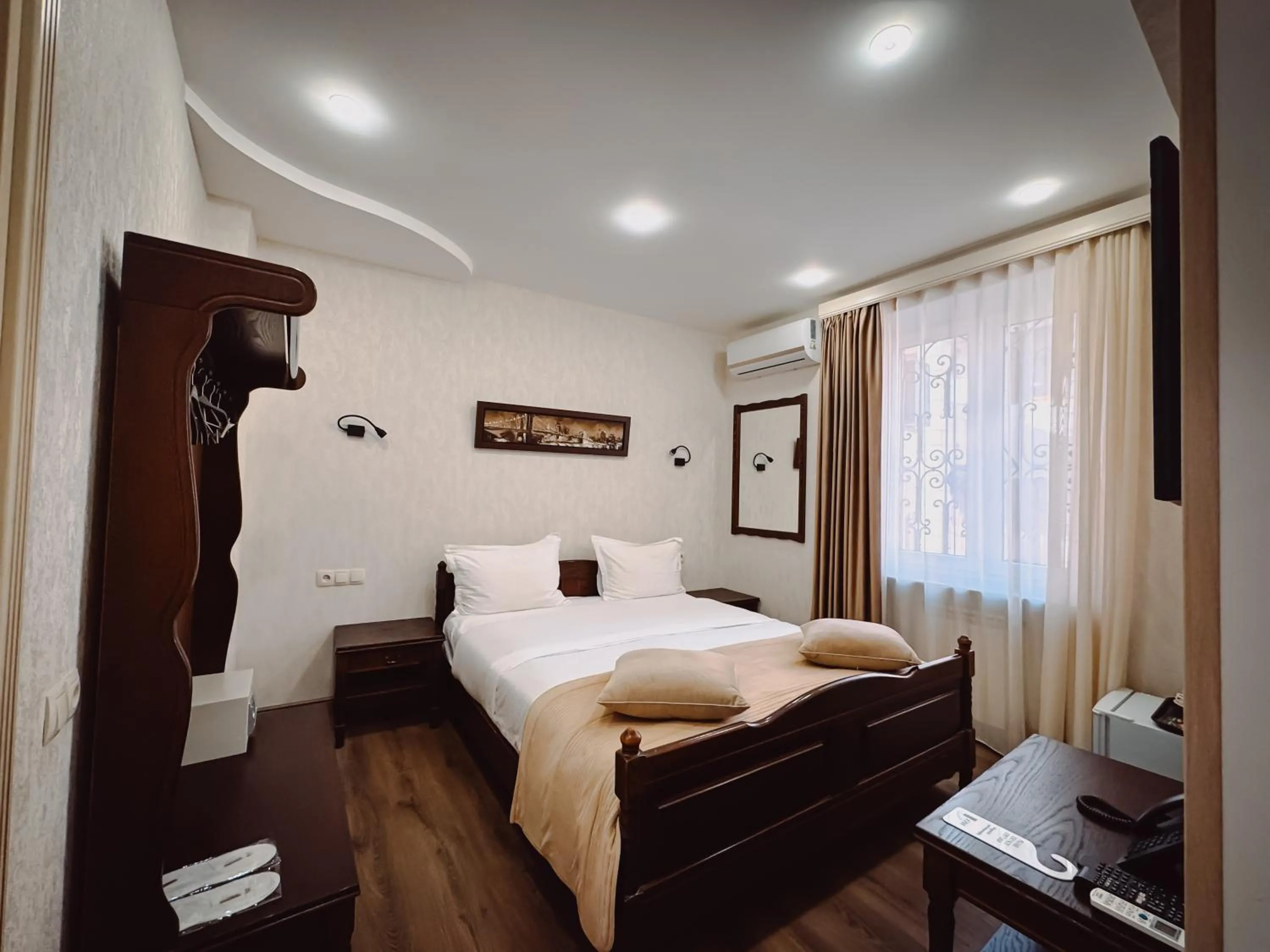 Bed in Aspar Boutique Hotel