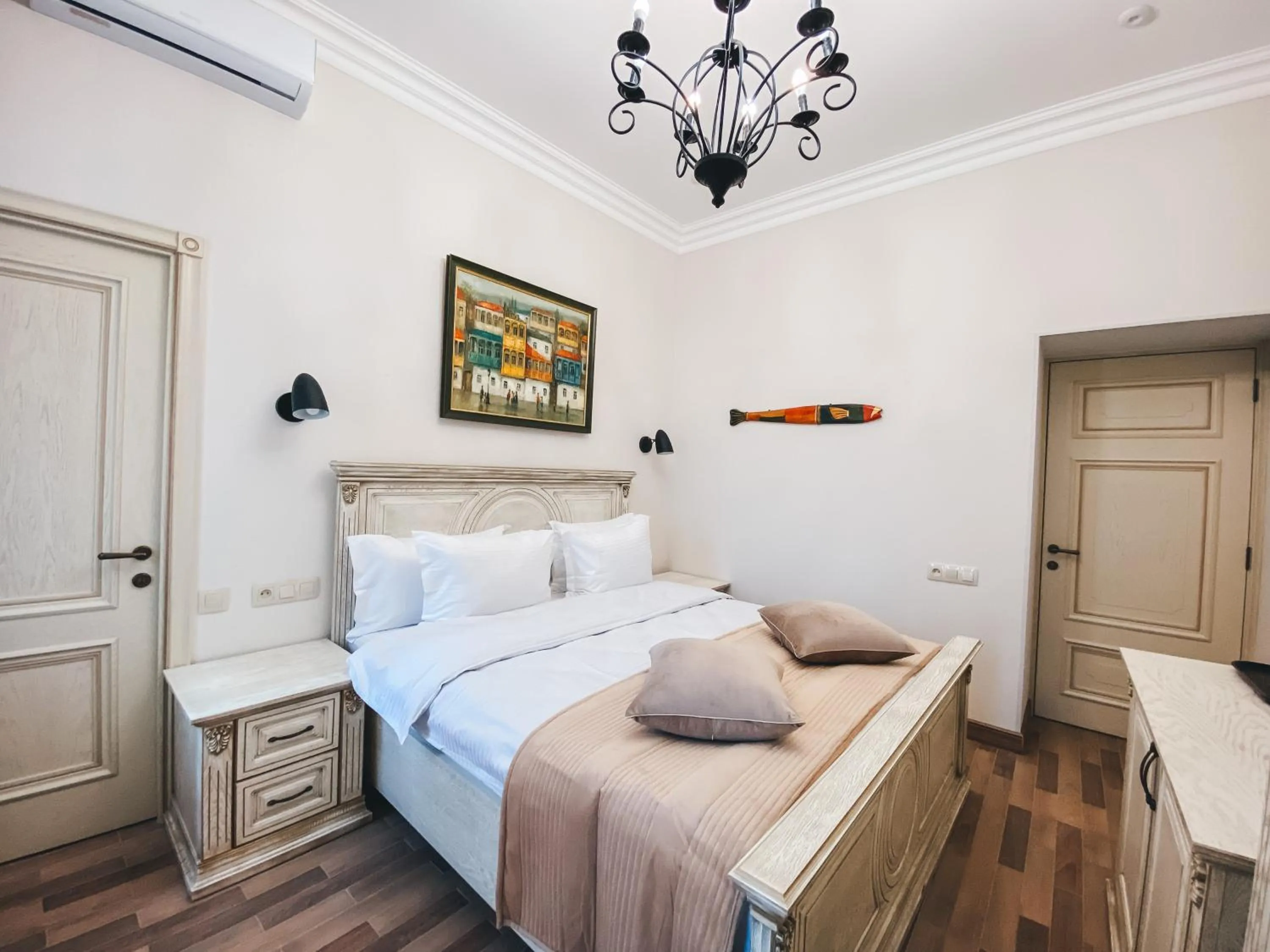 Bed in Aspar Boutique Hotel