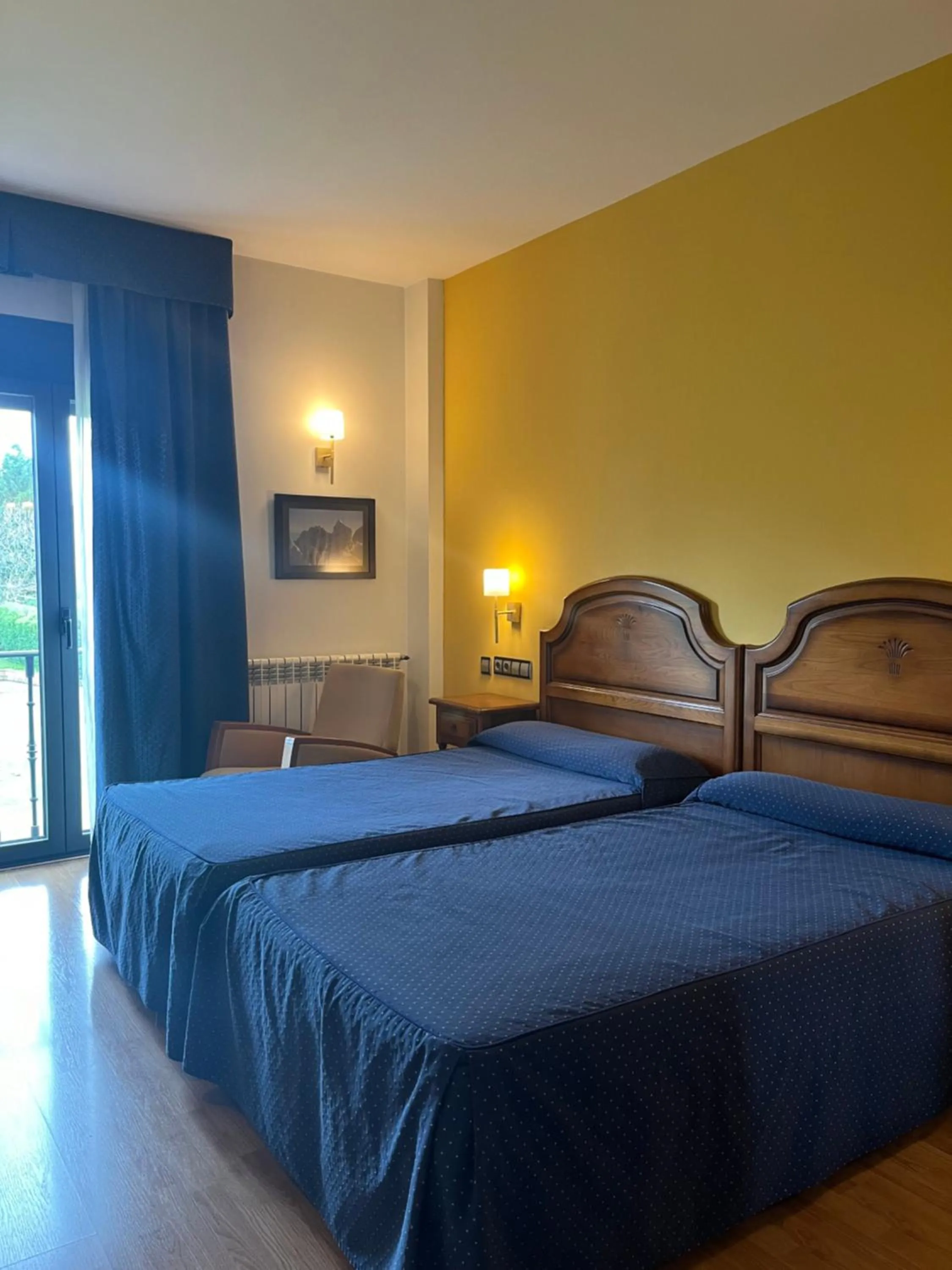 Bed in Hotel Cristina