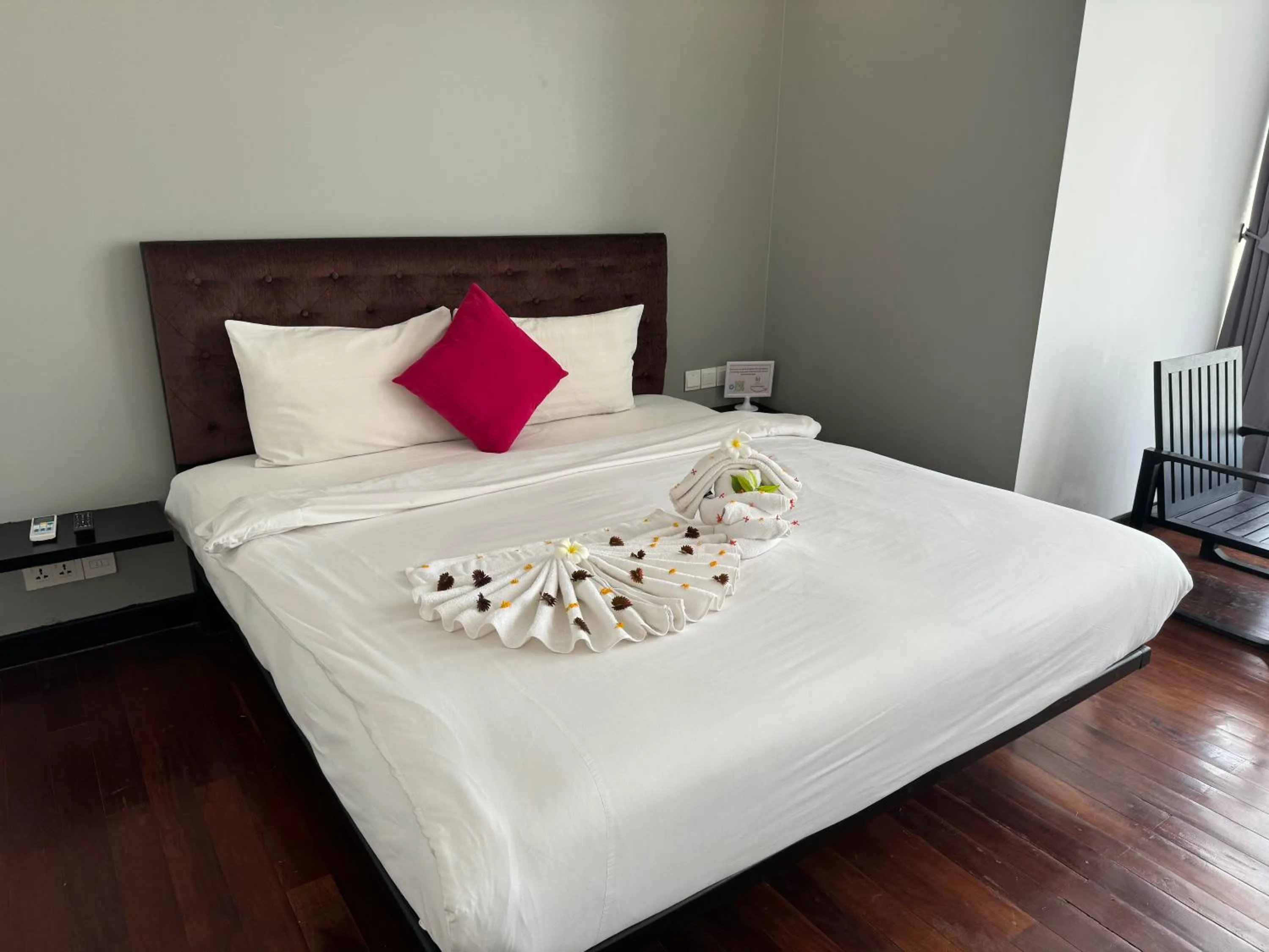 Bed in Flex Urban Family Villa Hotel