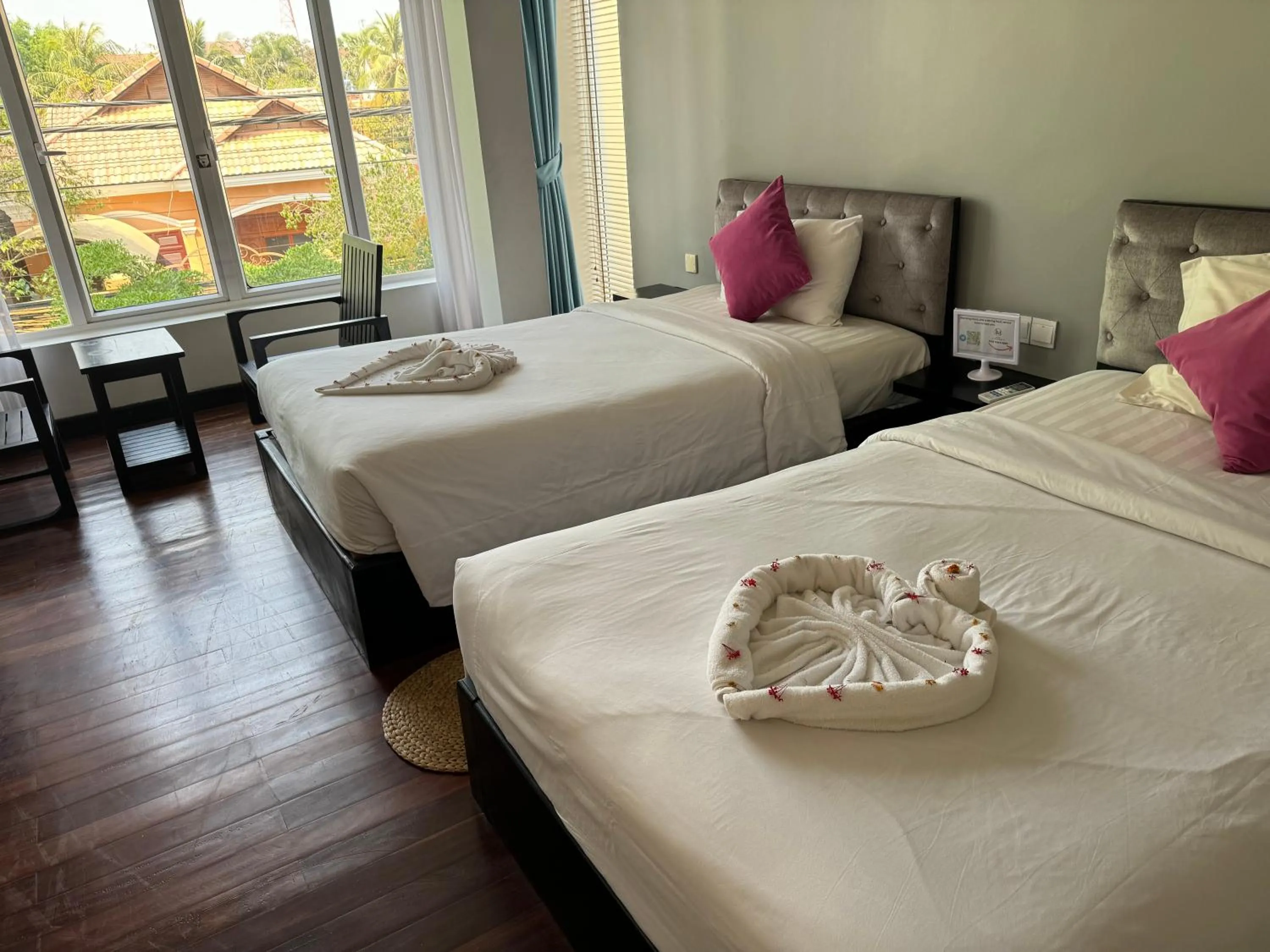 Decorative detail, Bed in Flex Urban Family Villa Hotel