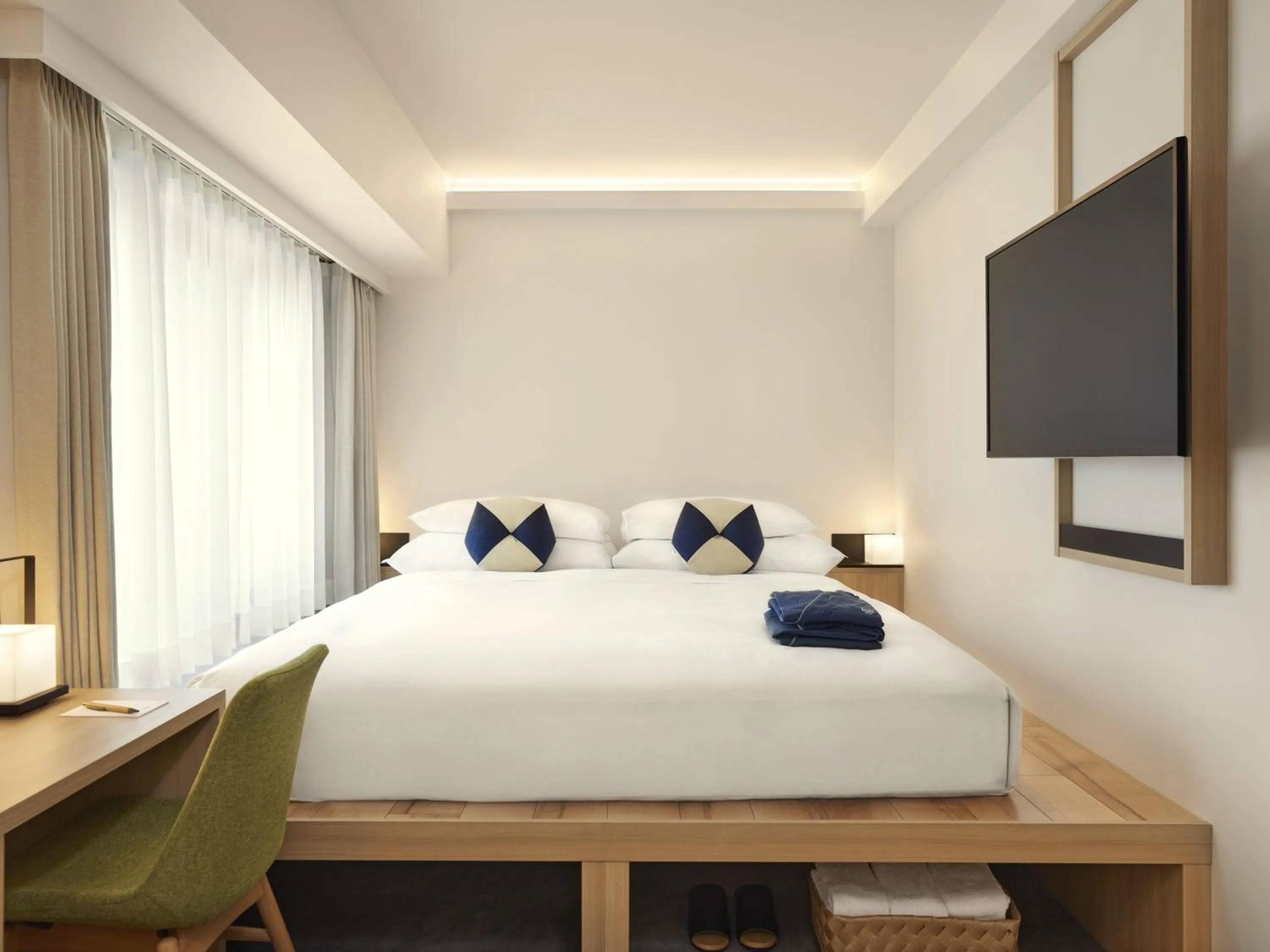 Bed in ASAI Kyoto Shijo