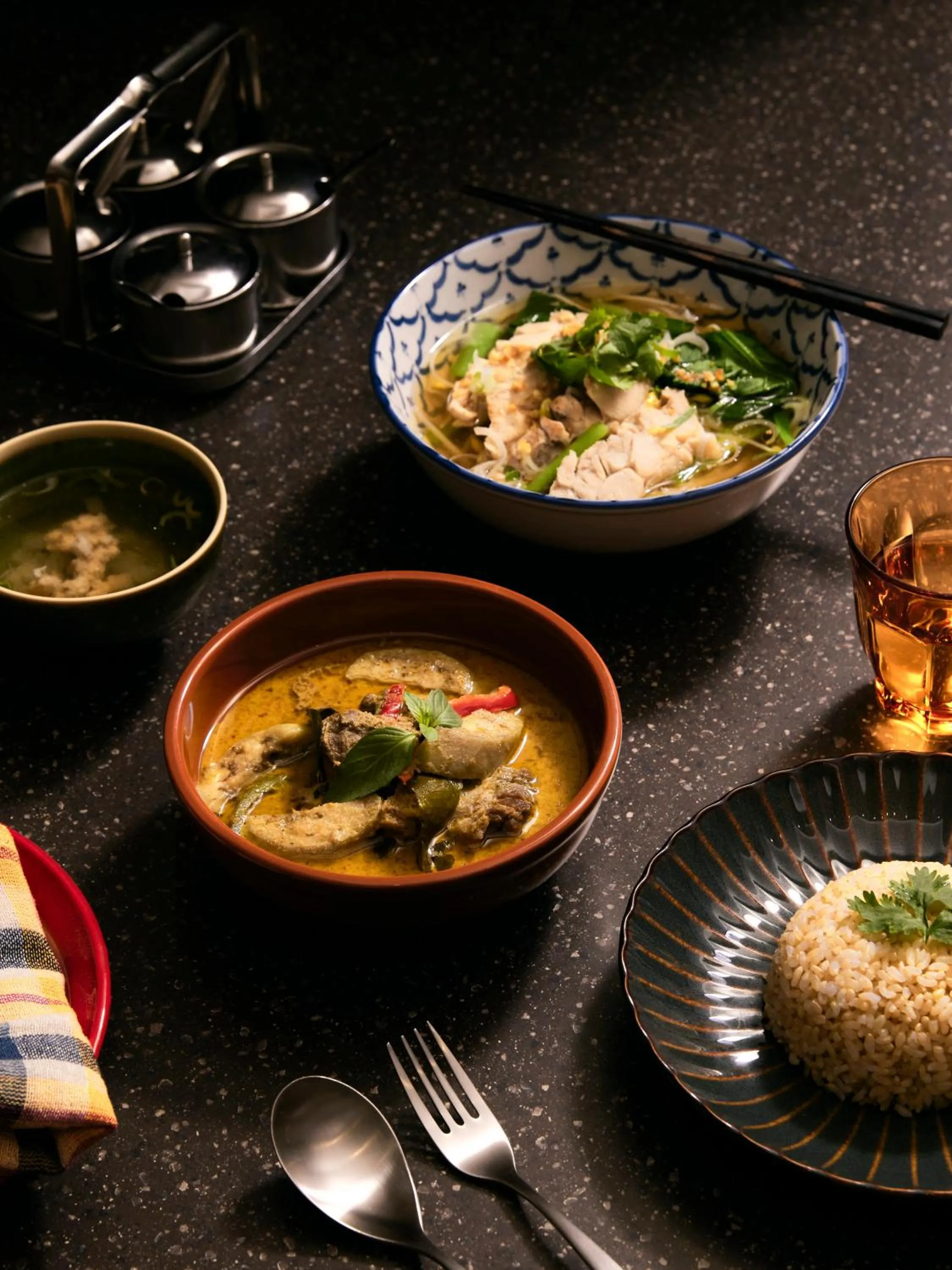 Asian breakfast in ASAI Kyoto Shijo