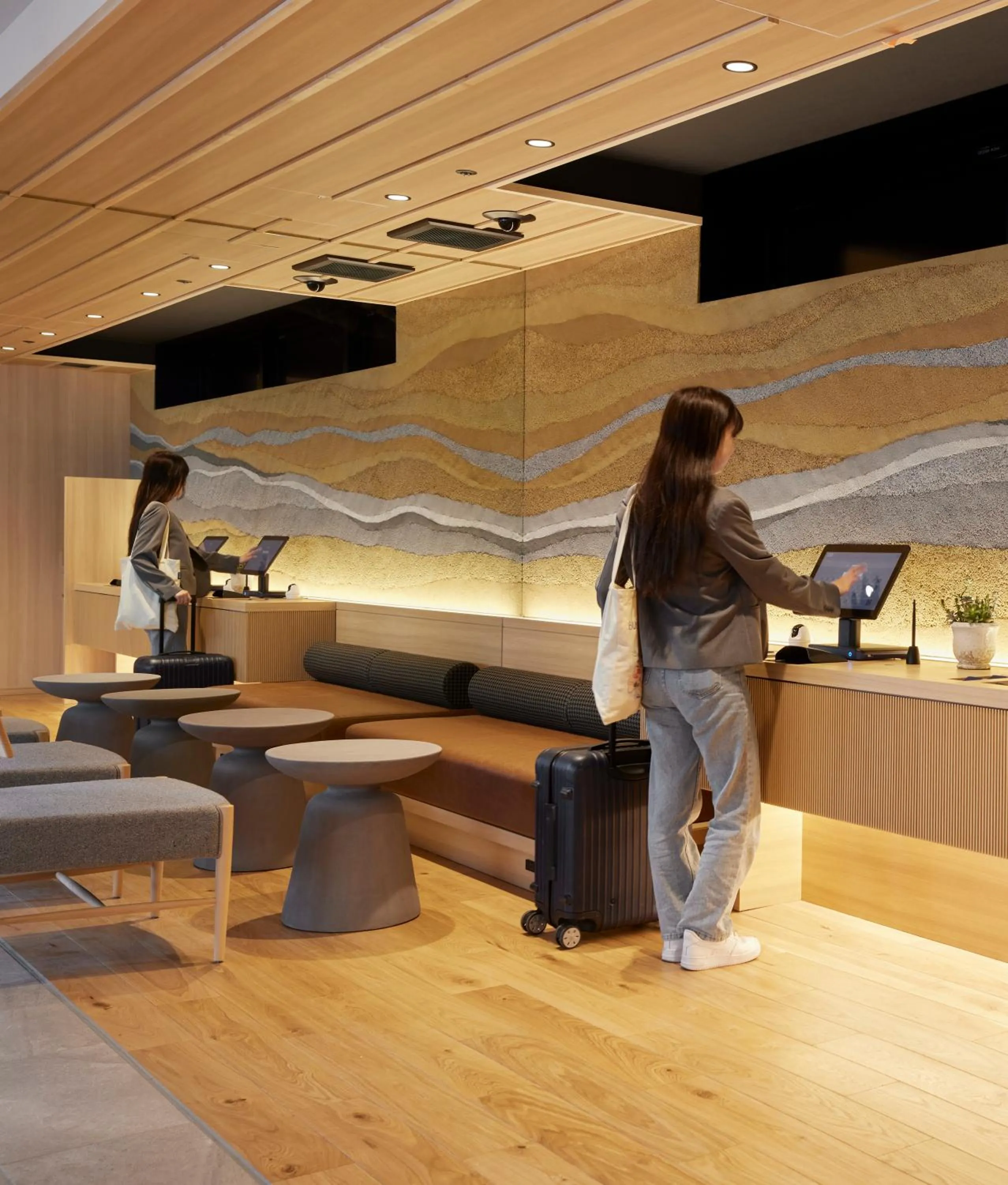 Lobby or reception in ASAI Kyoto Shijo