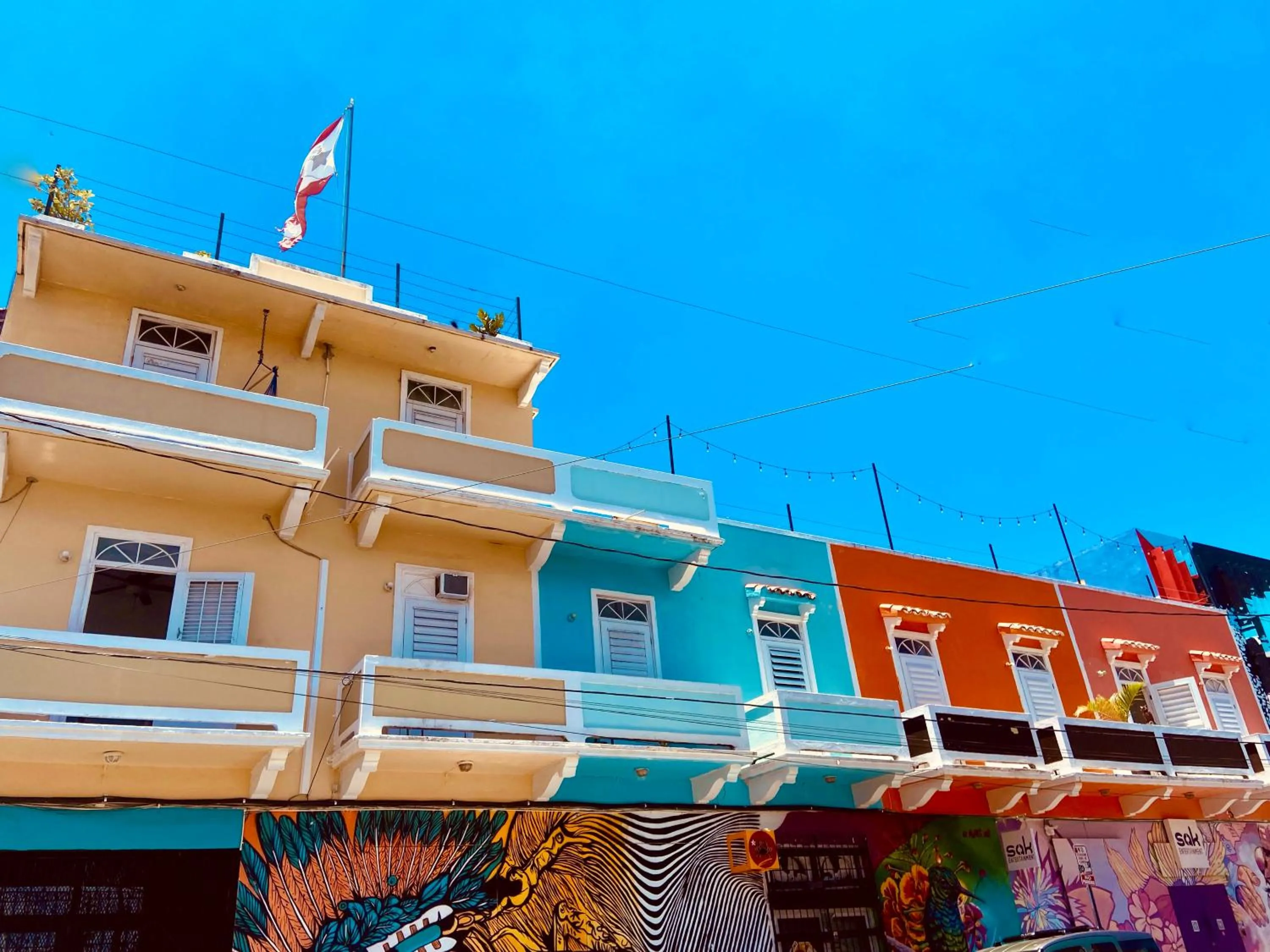 City view in La Calma Poshtel