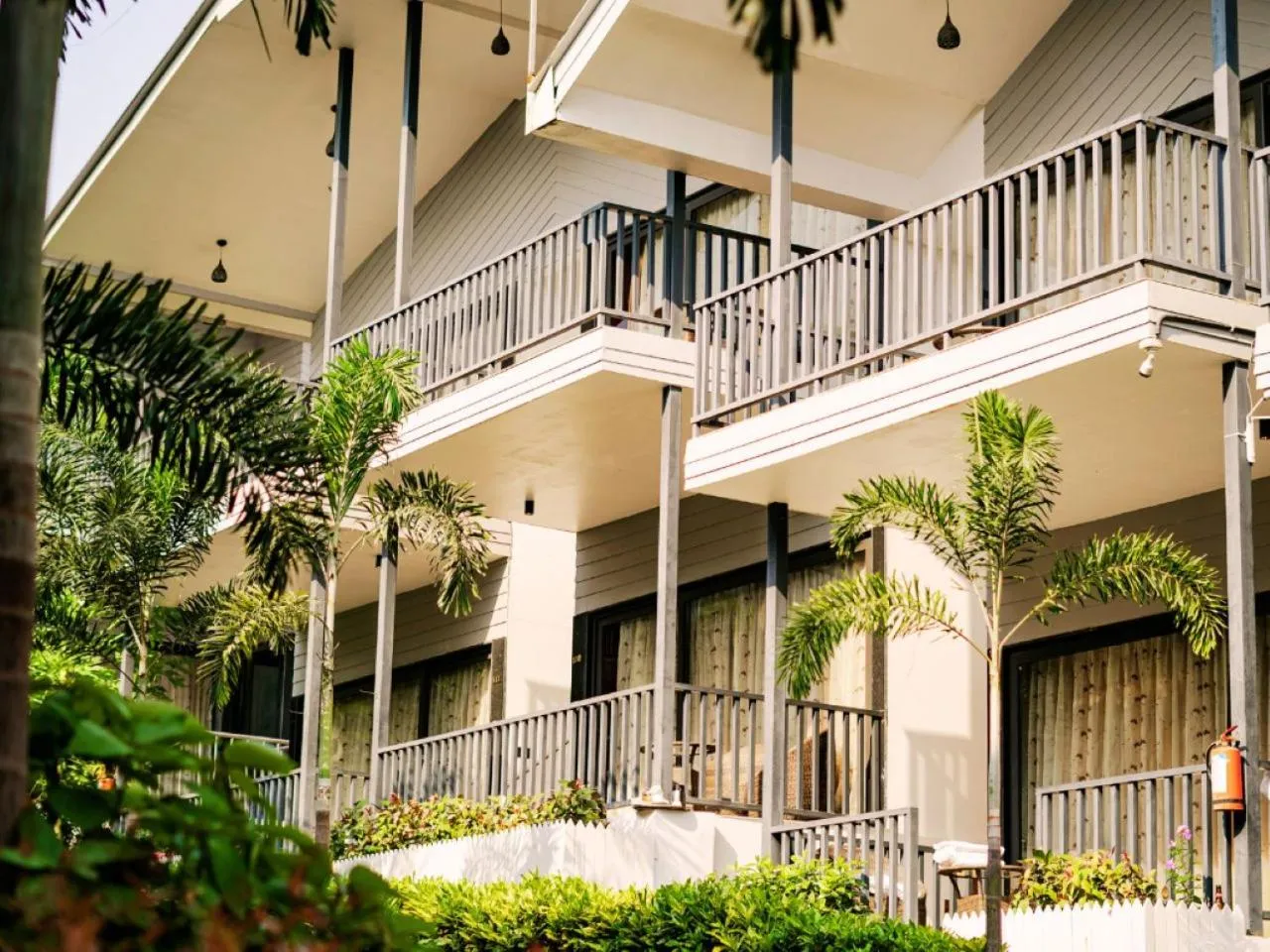 Garden view in Dallas Beach Resorts Ashvem Beach