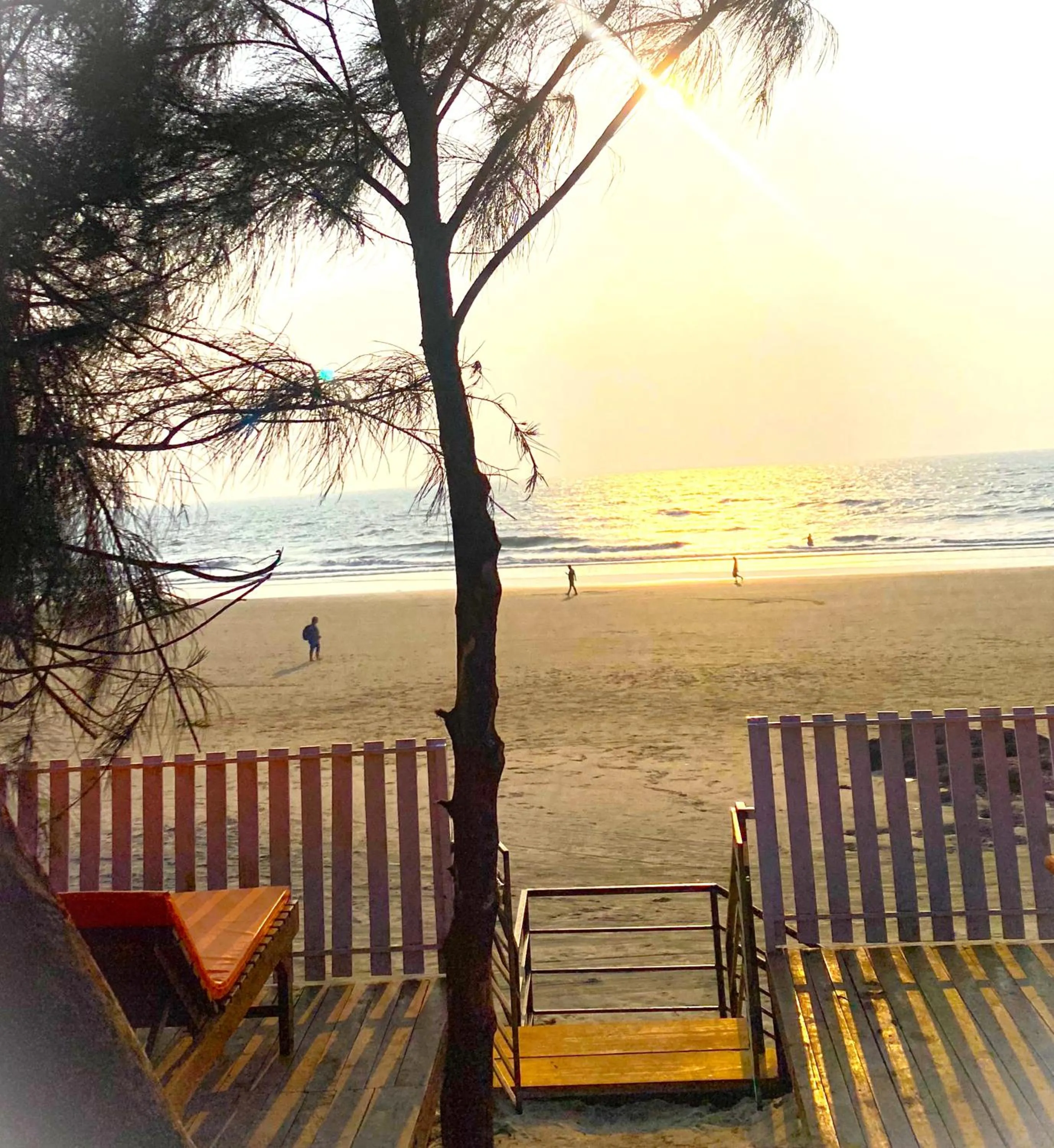 Sea view in Dallas Beach Resorts Ashvem Beach