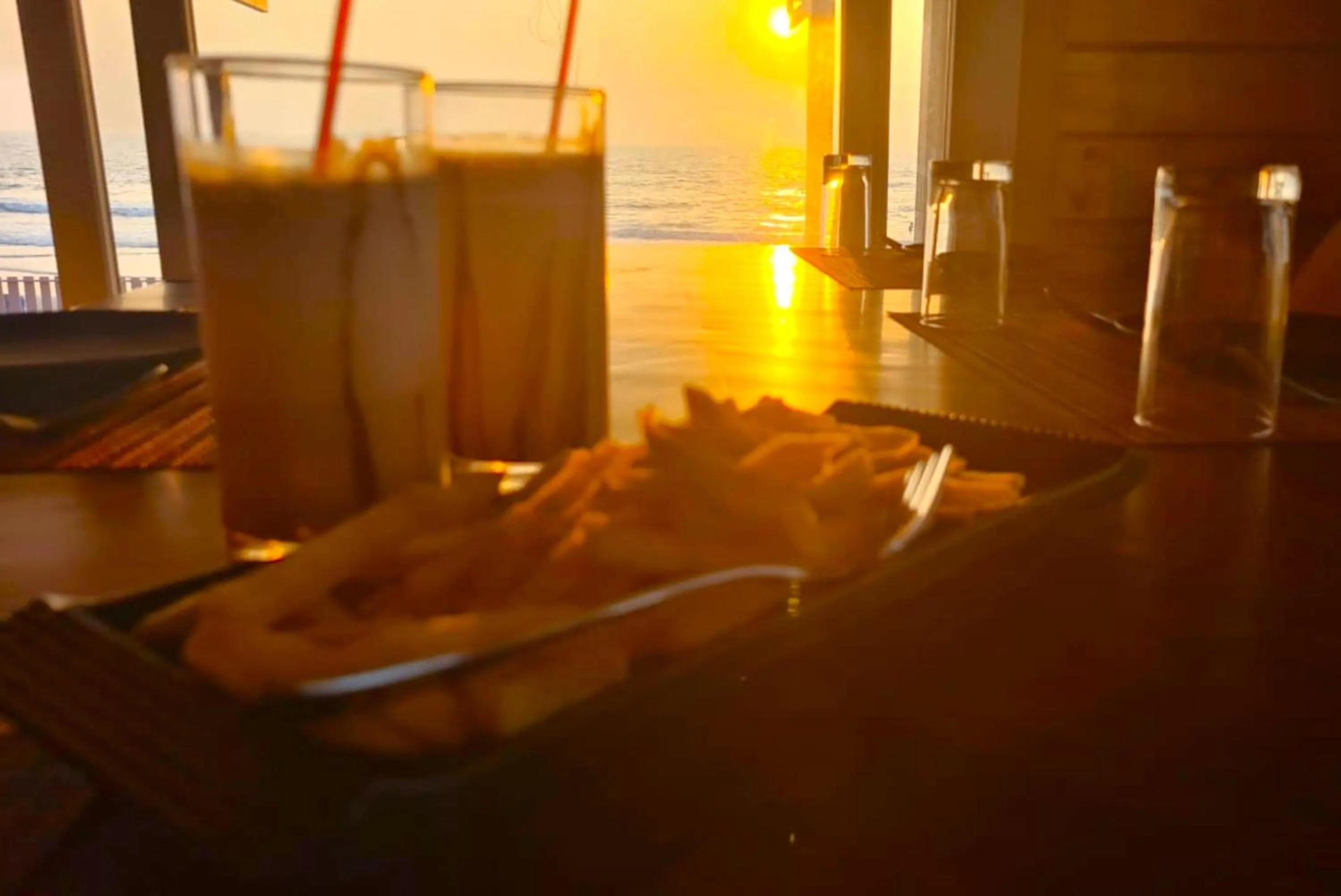 Food close-up in Dallas Beach Resorts Ashvem Beach