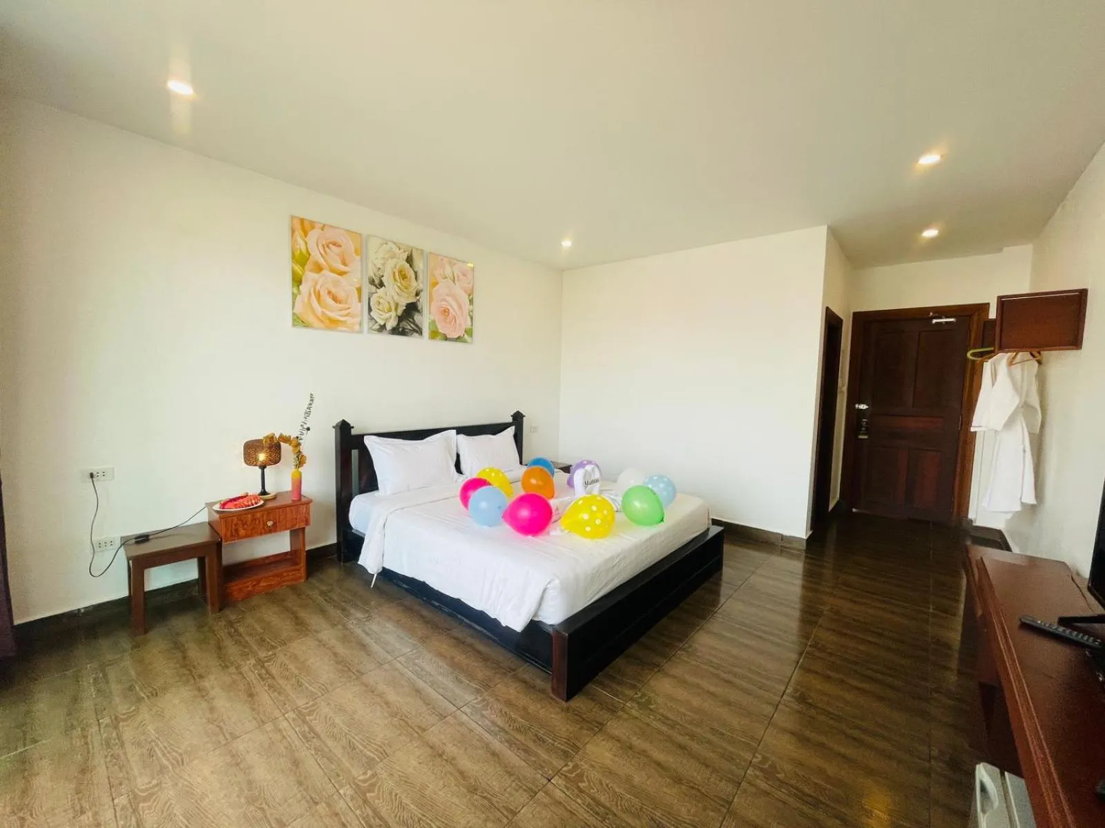 Bed in VANG VIENG TOPVIEW HOTEL