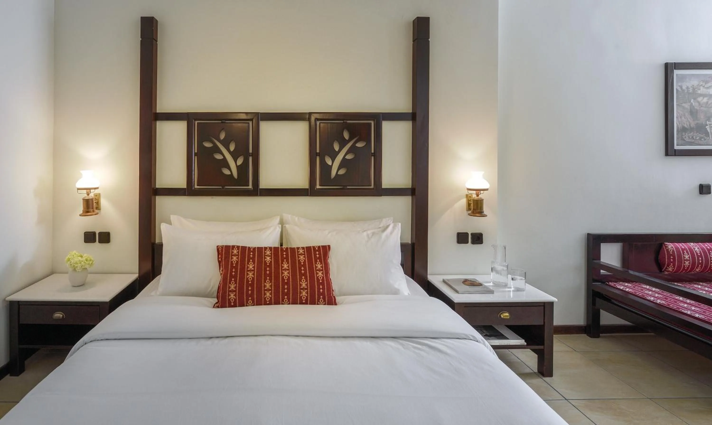 Bed in Simantro Resort