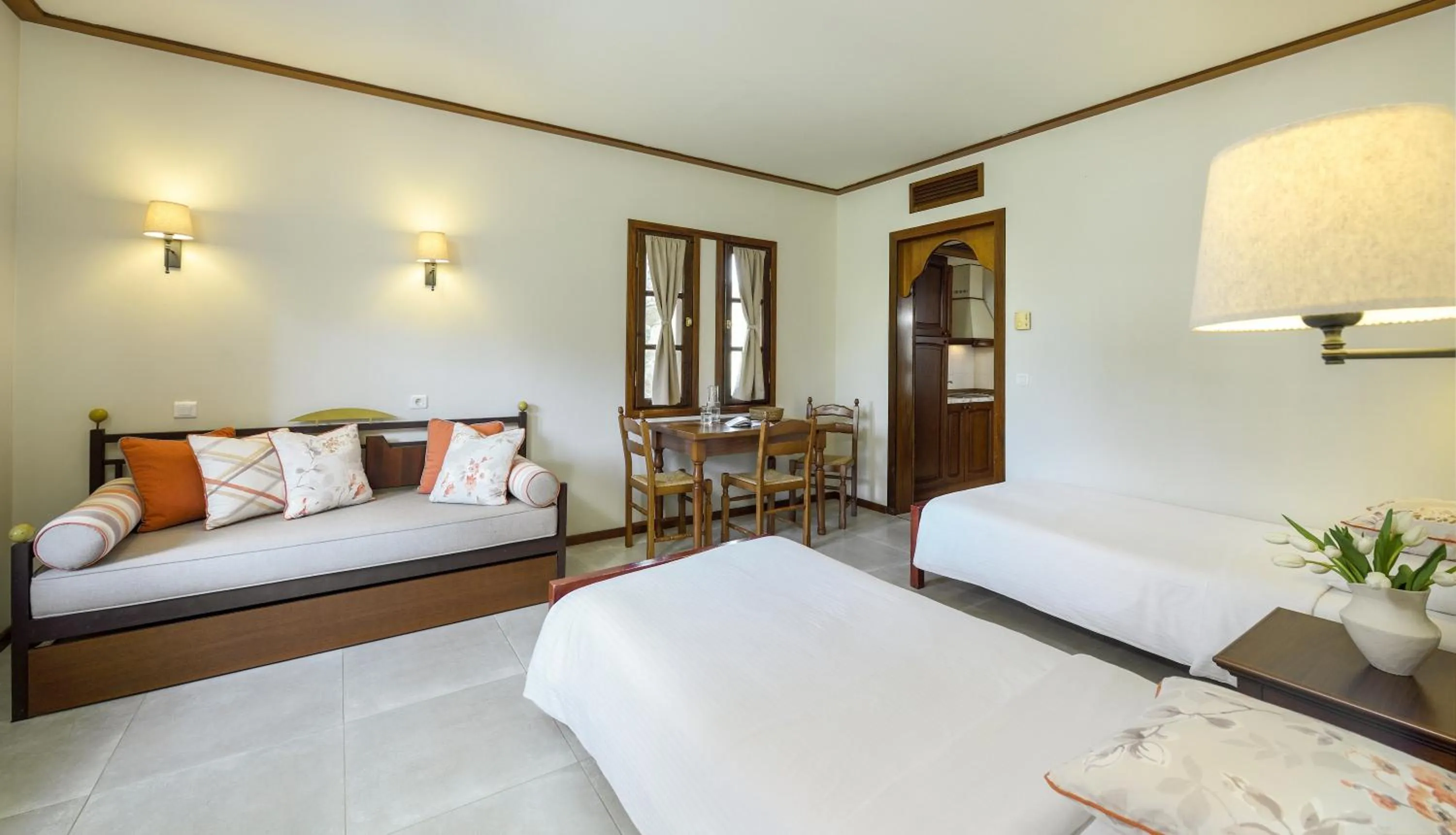 Bed in Simantro Resort