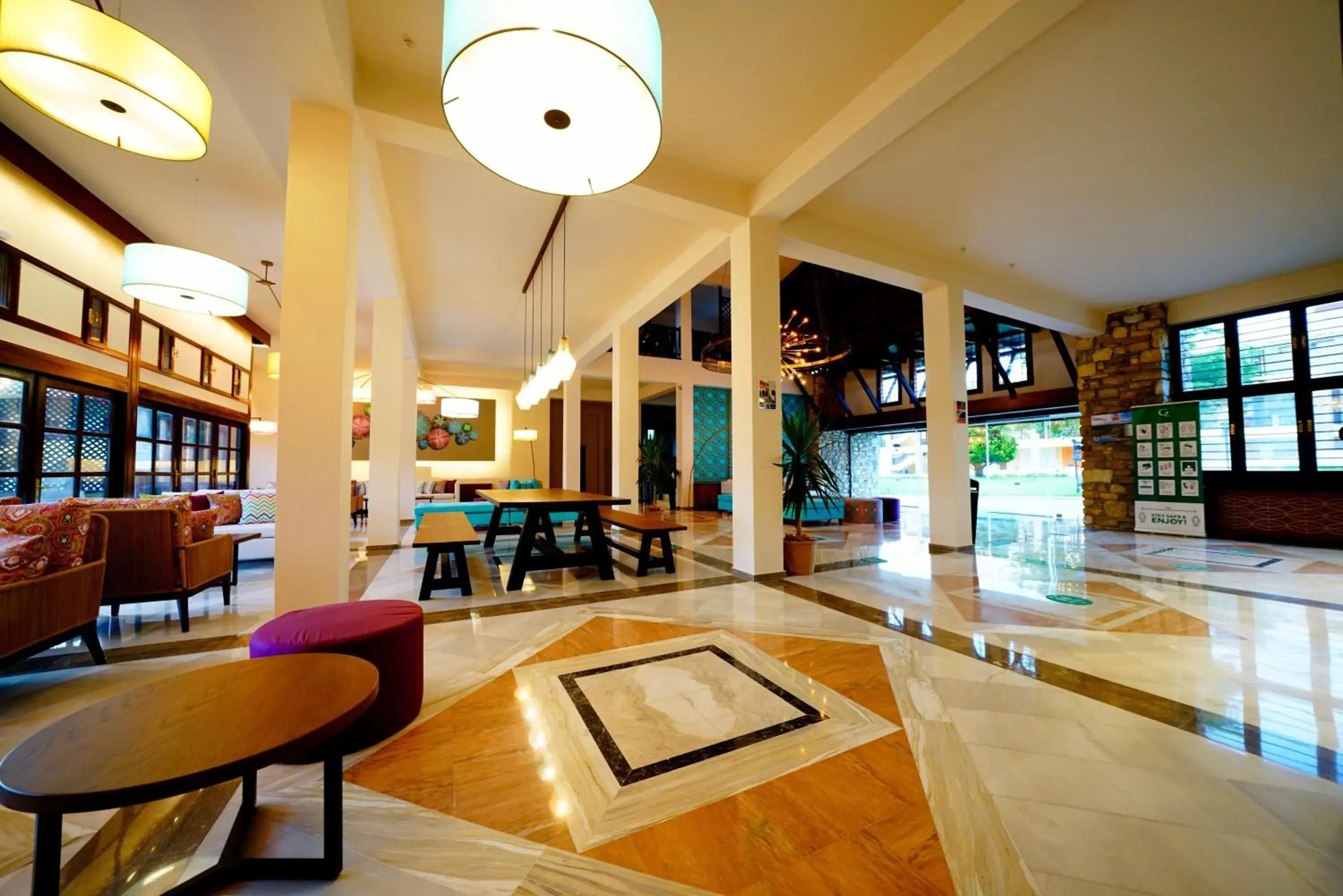 Lobby or reception in Simantro Resort Lobby or reception in Simantro Resort