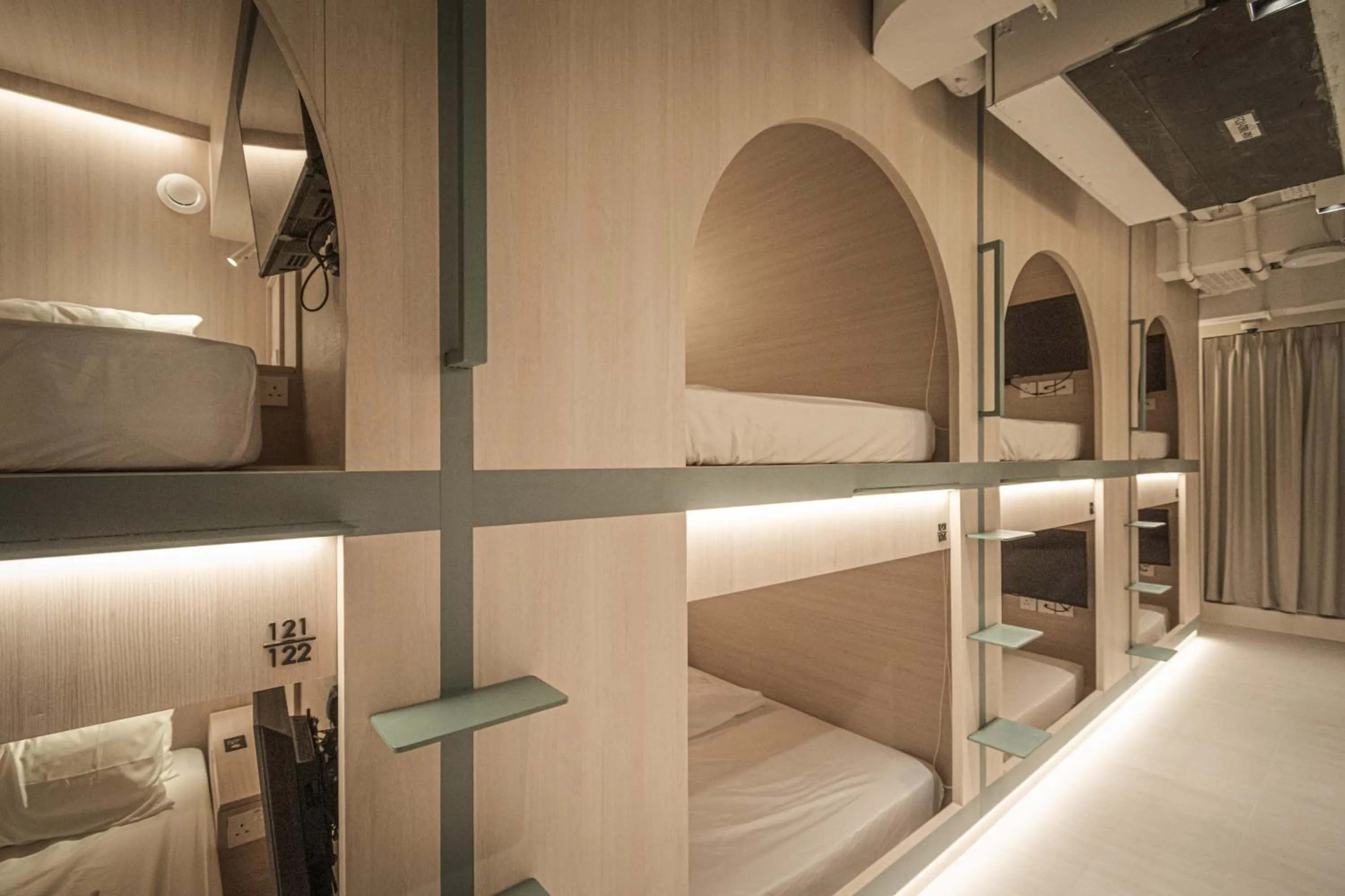 Bedroom, Bed in Jyu Capsule Hotel
