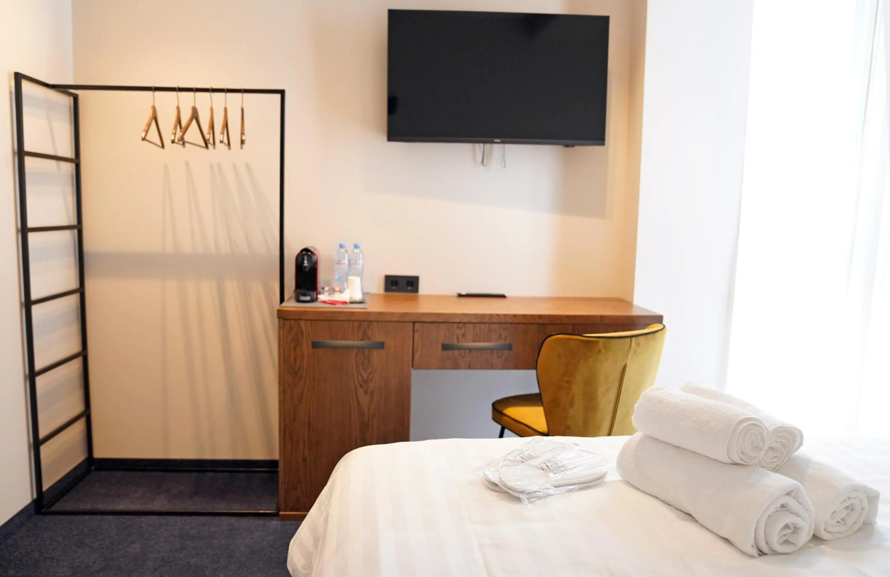 Bed in Hotel Tiflisi Inn