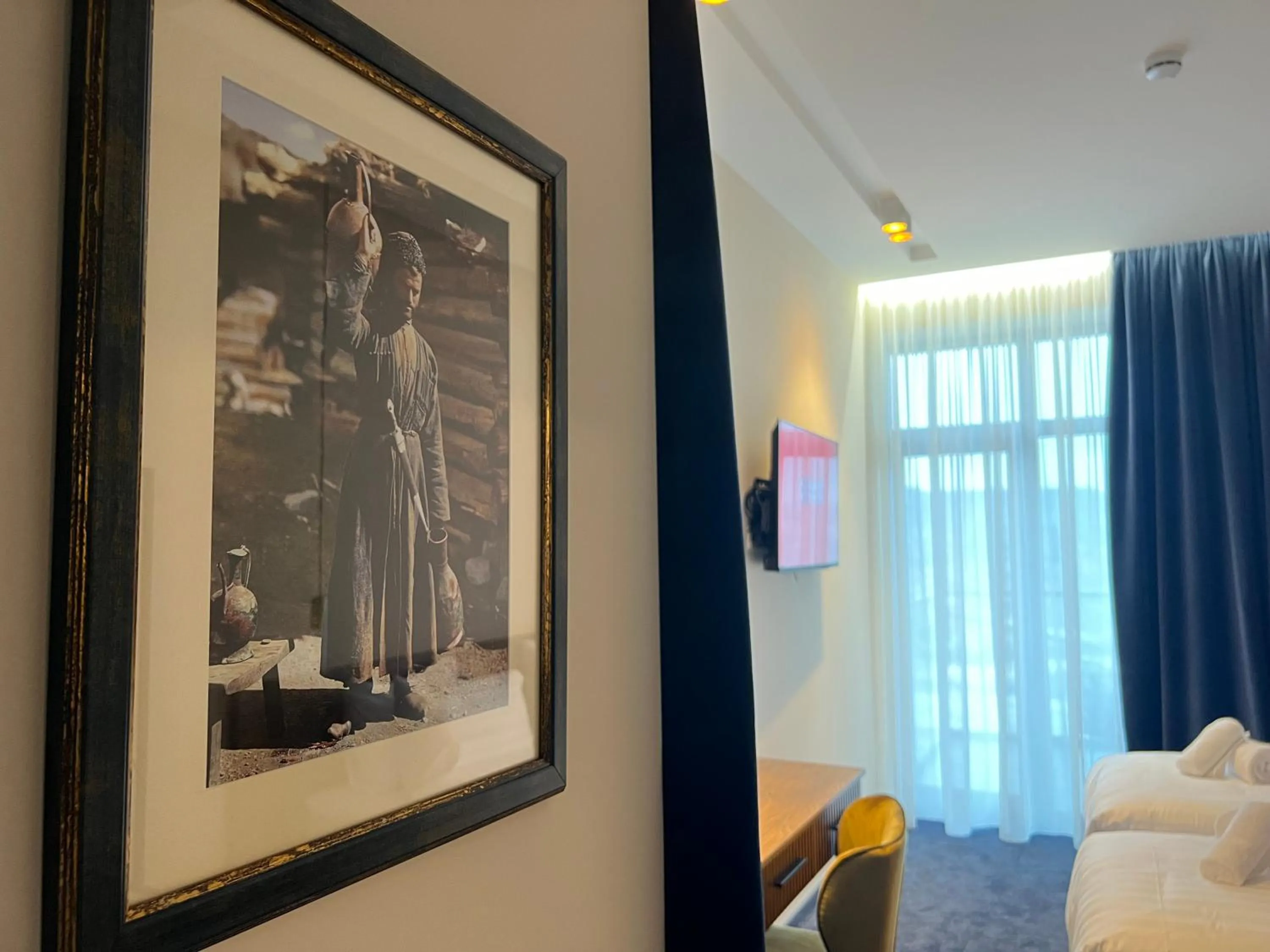 Bed in Hotel Tiflisi Inn