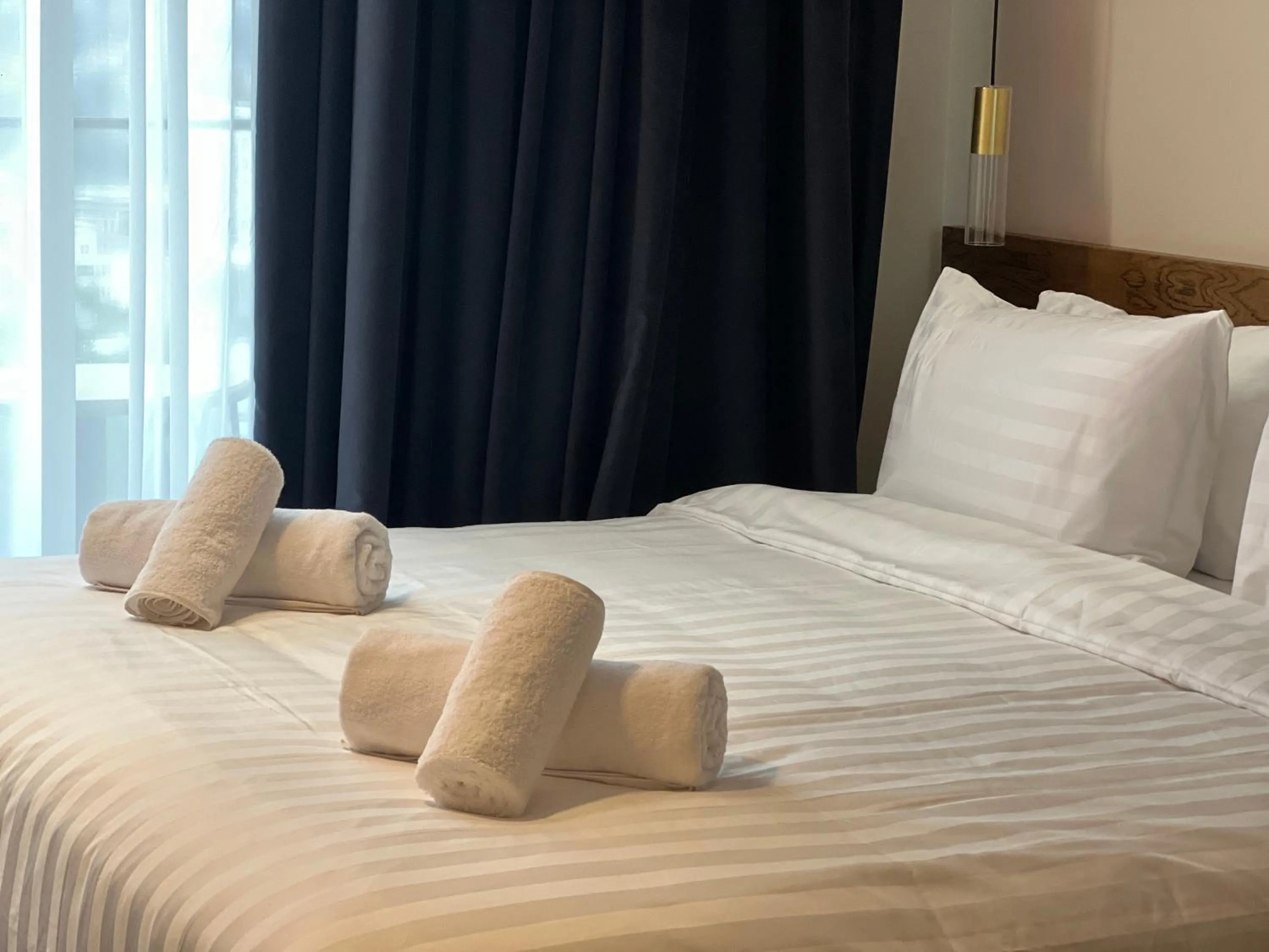 Bed in Hotel Tiflisi Inn