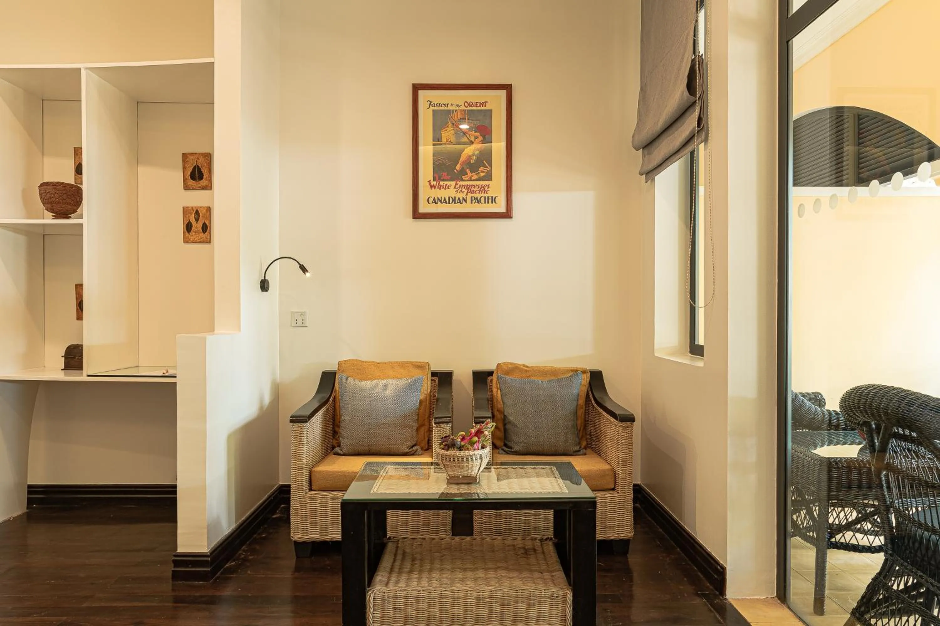 Seating area in Pavillon d'Orient Boutique Hotel