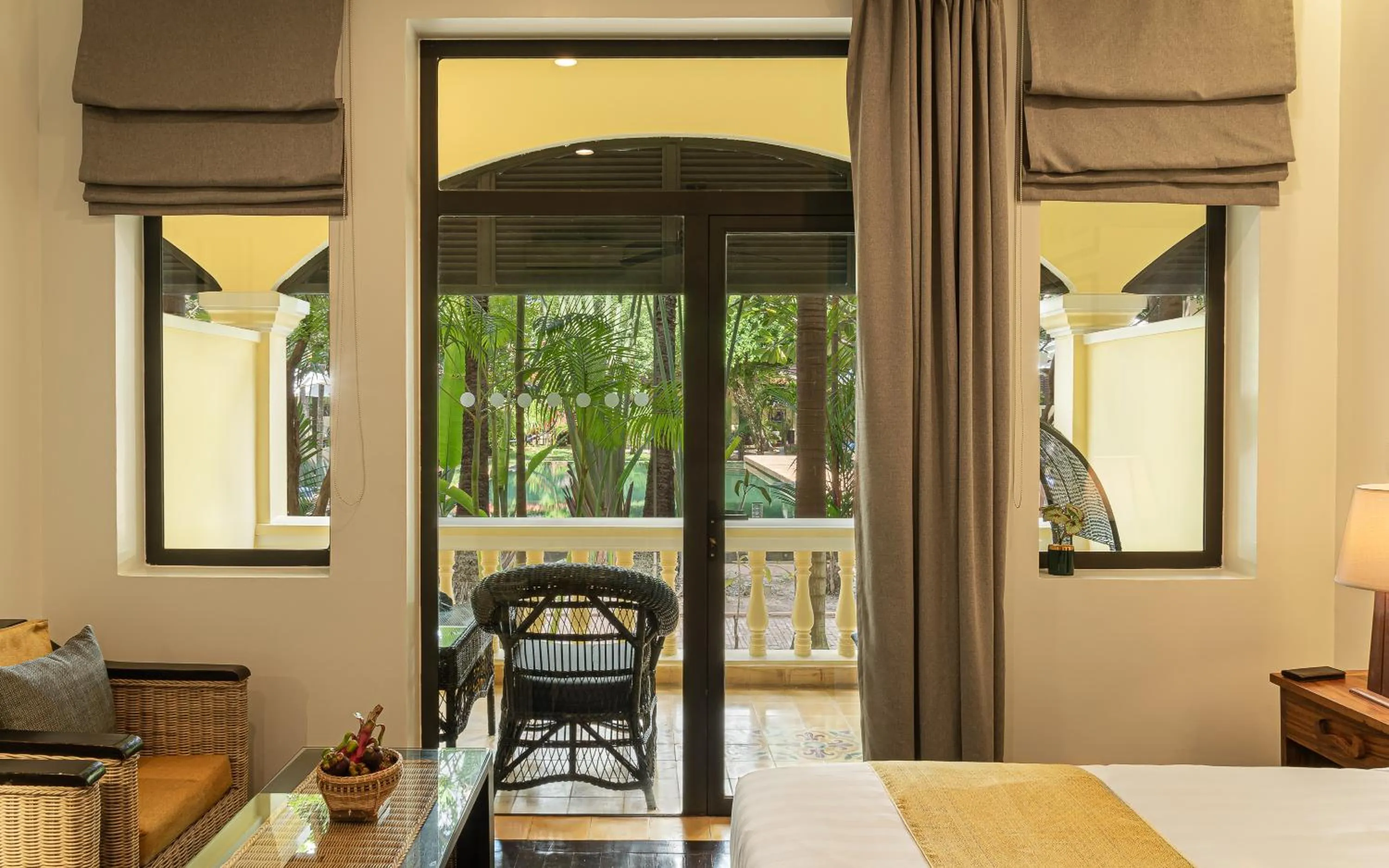 Balcony/Terrace in Pavillon d'Orient Boutique Hotel