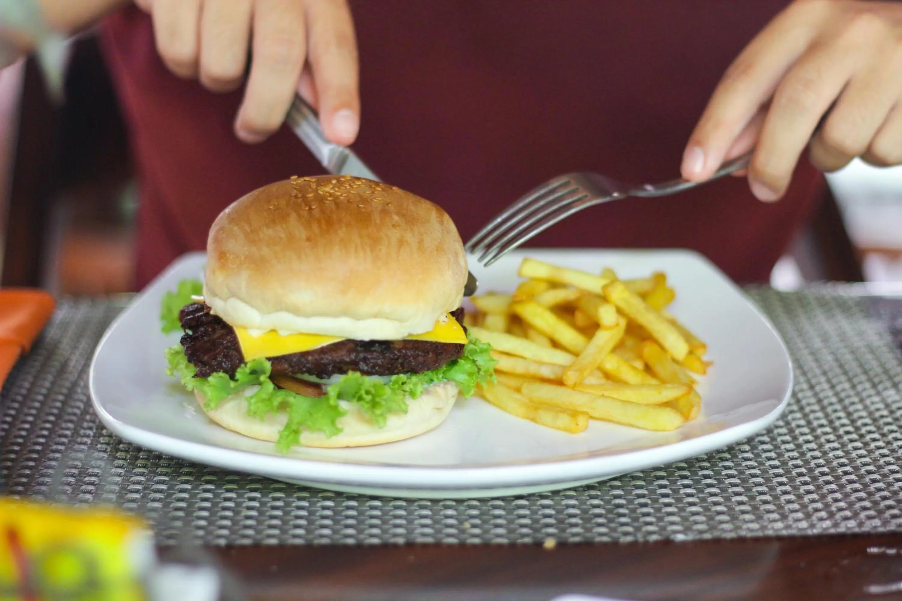Food close-up in Pavillon d'Orient Boutique Hotel