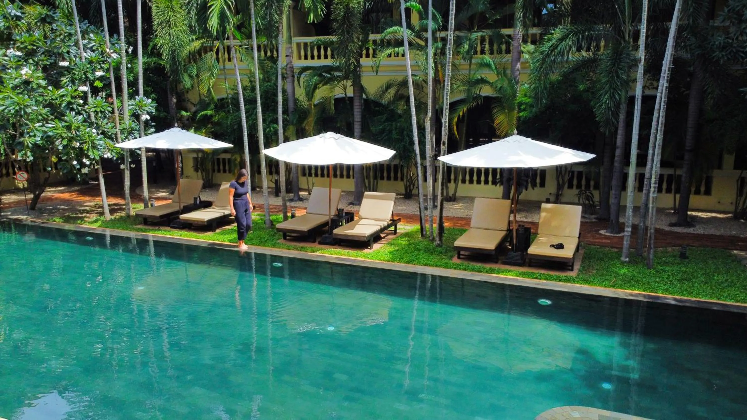 Swimming pool in Pavillon d'Orient Boutique Hotel