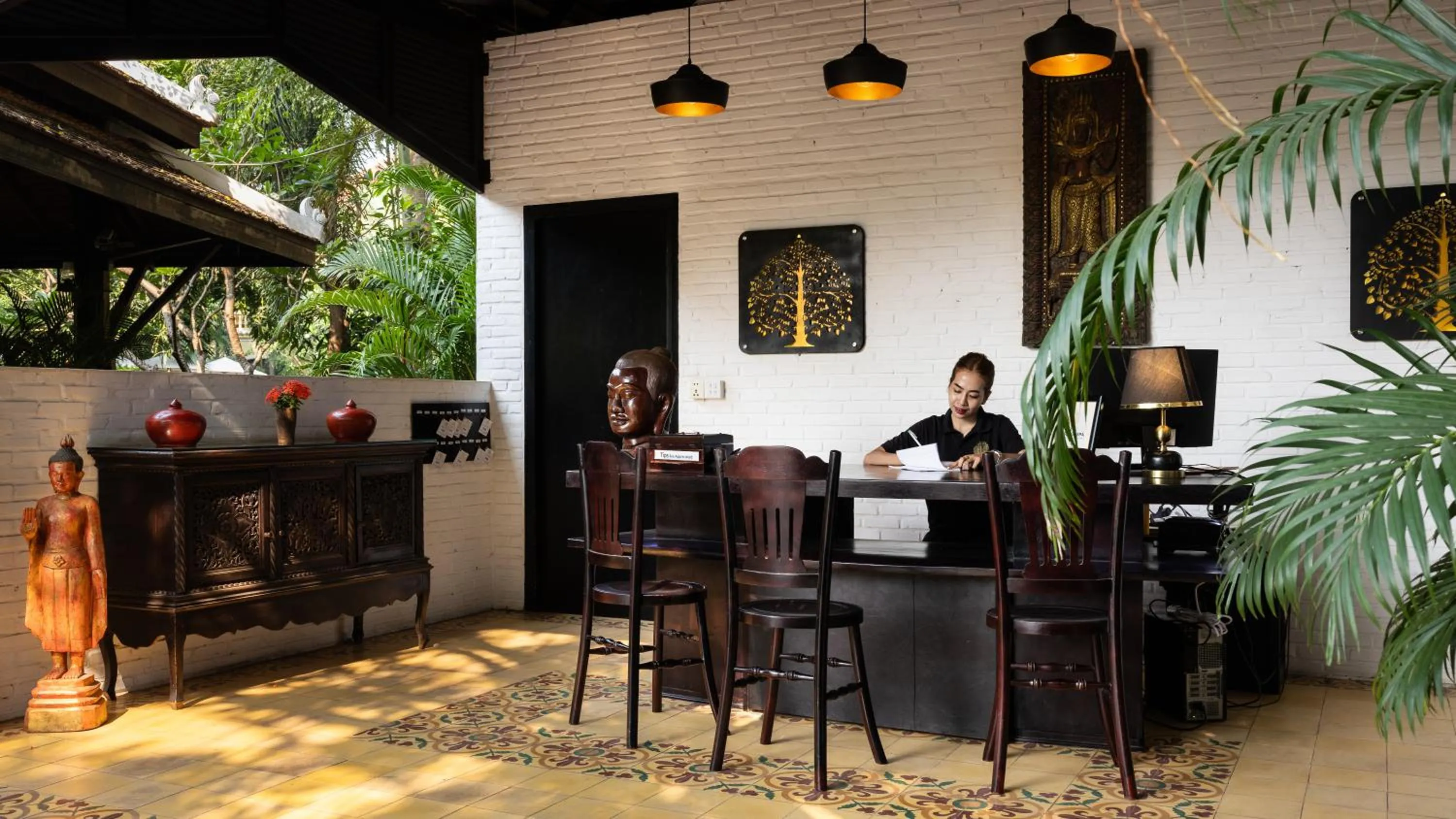 Lobby or reception in Pavillon d'Orient Boutique Hotel