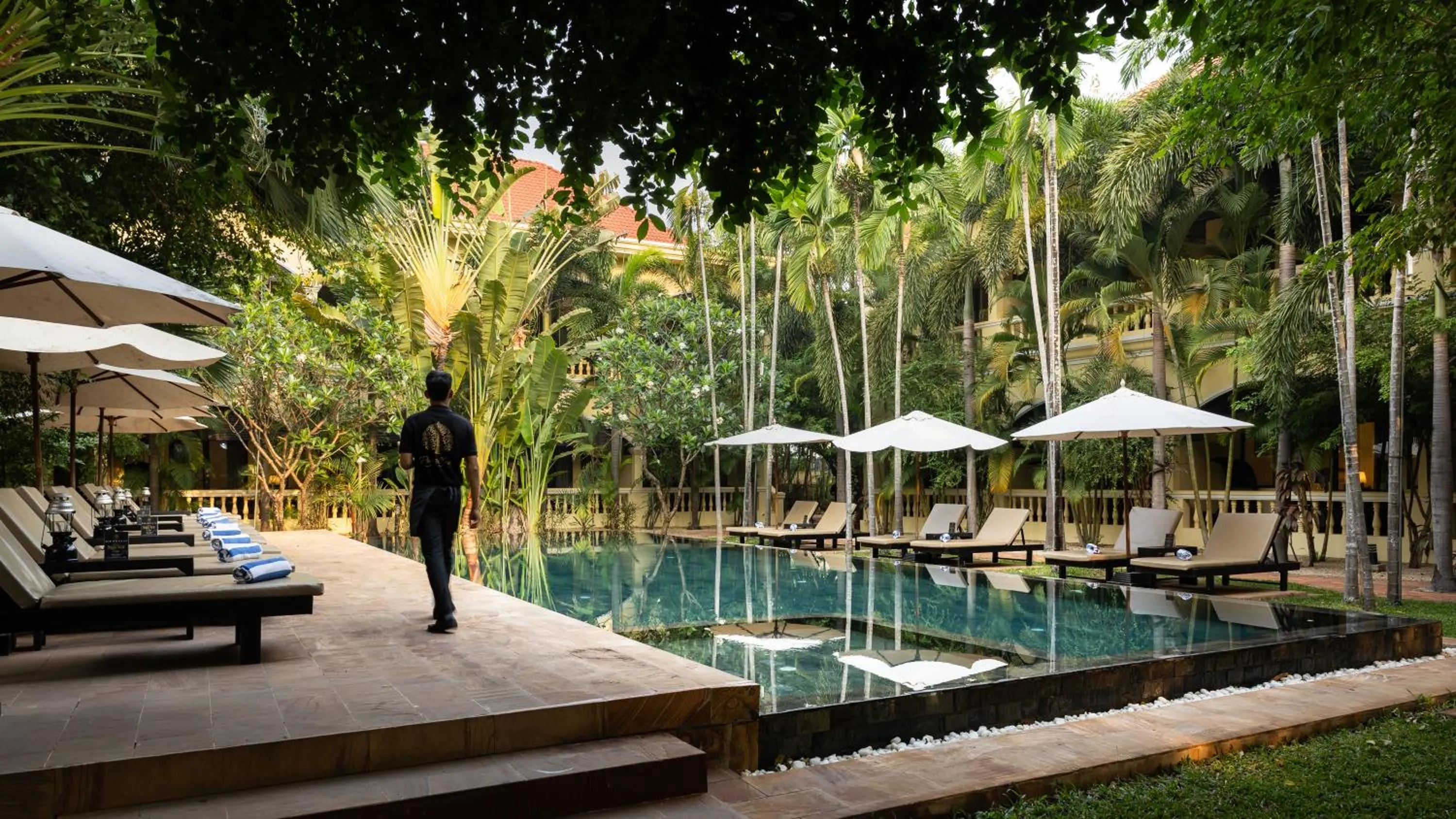 Swimming pool in Pavillon d'Orient Boutique Hotel