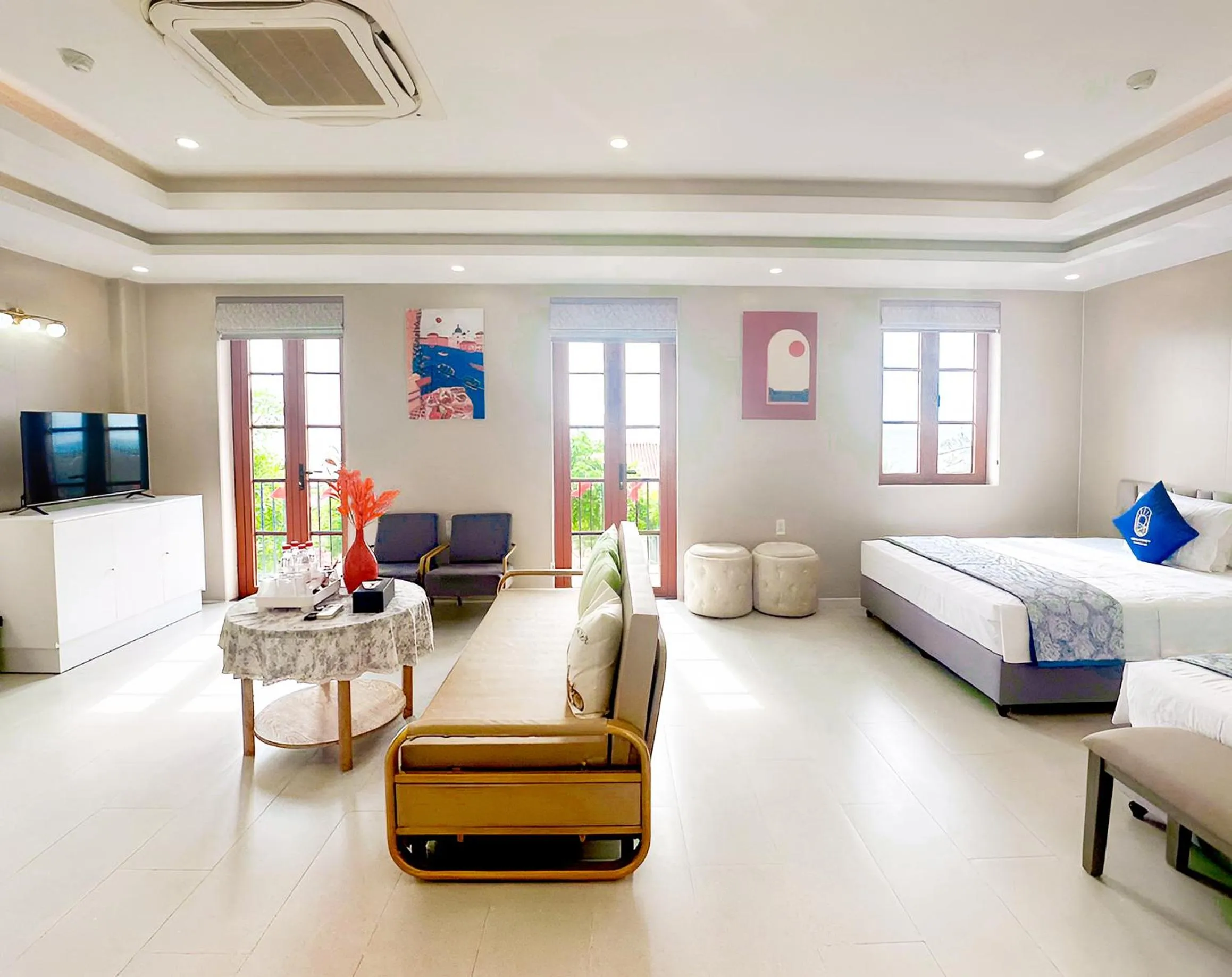 Bed in Kim Boutique Hotel Phu Quoc