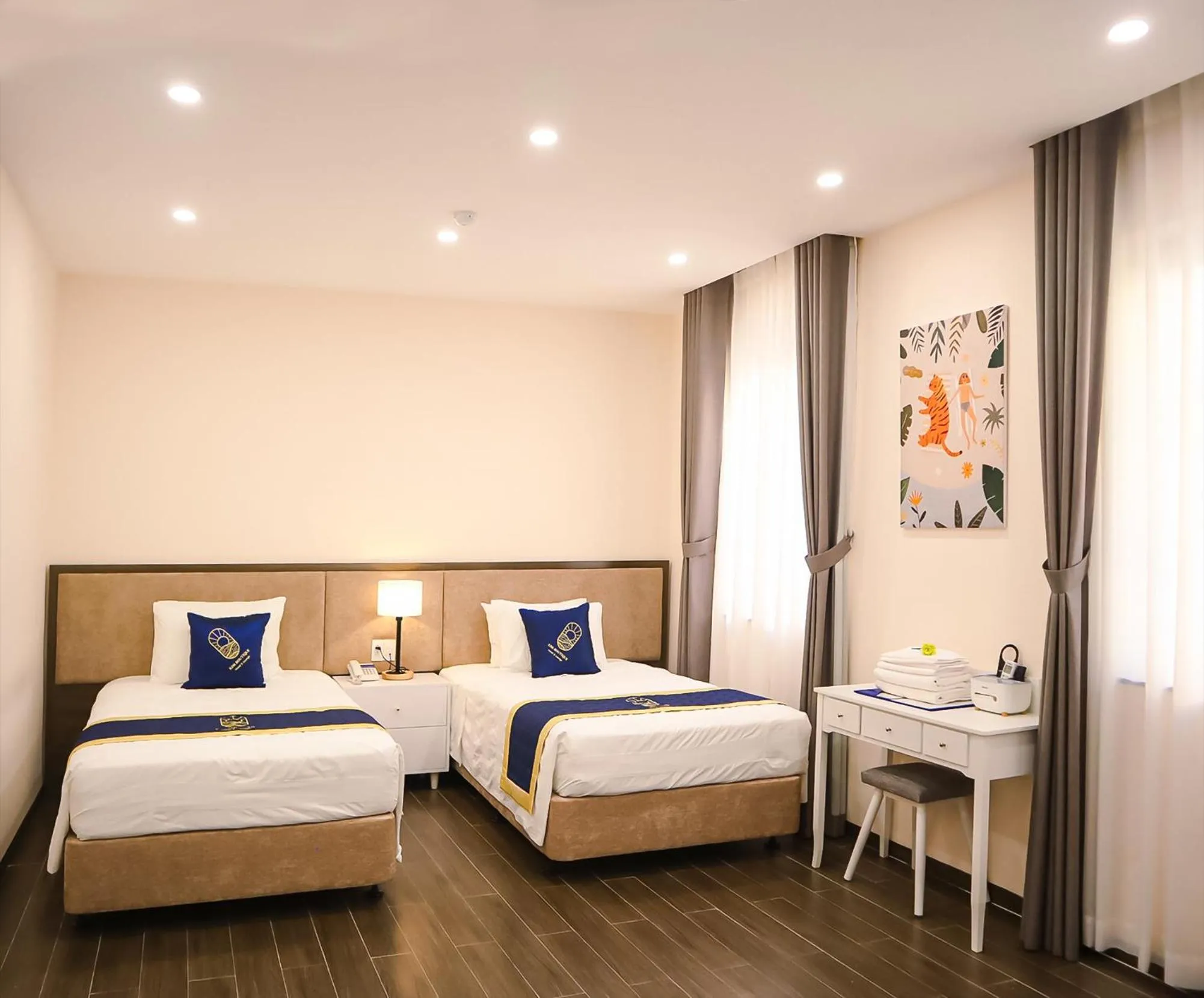 Bed in Kim Boutique Hotel Phu Quoc