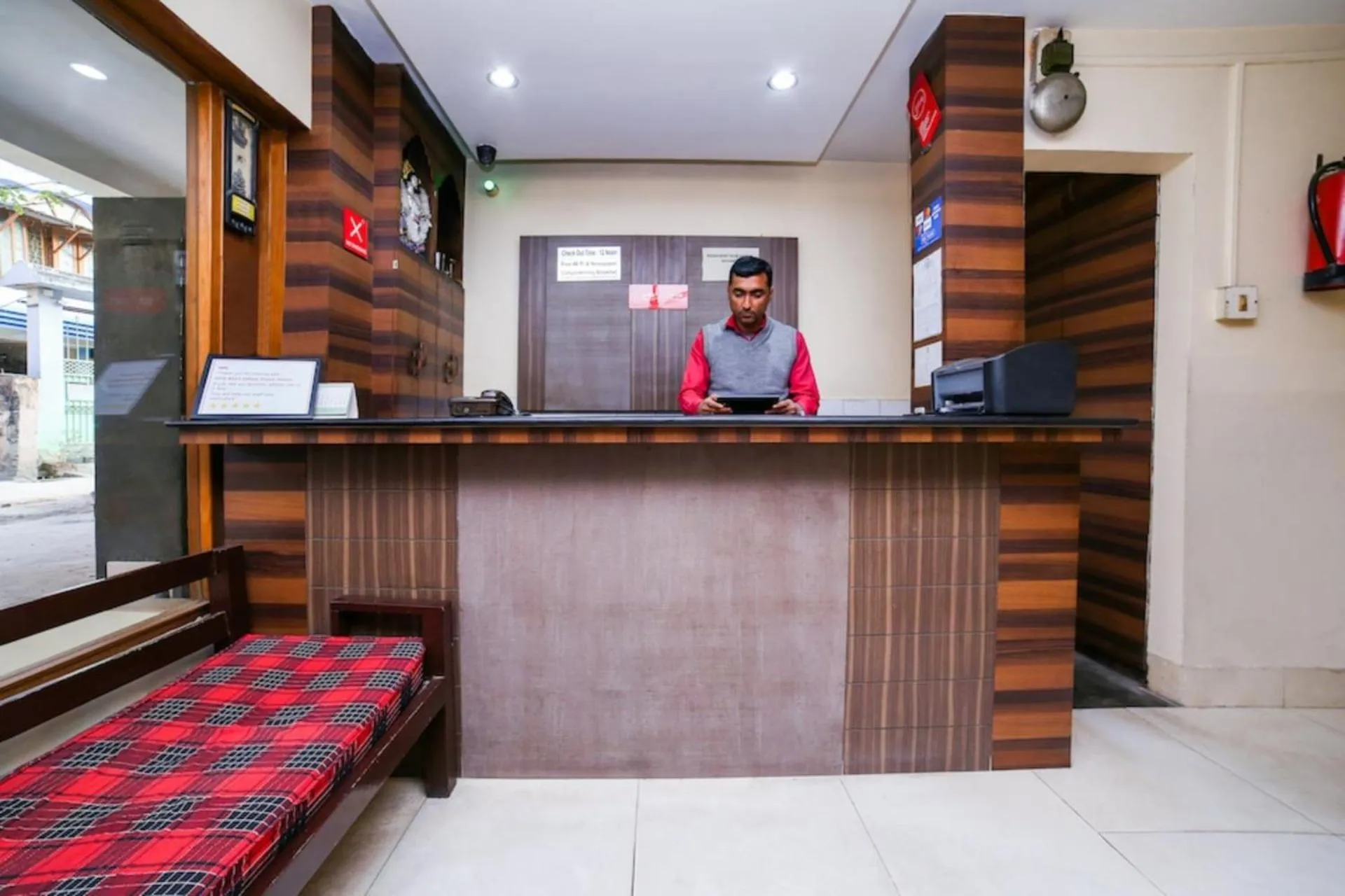 Lobby or reception in Uttam Guest House