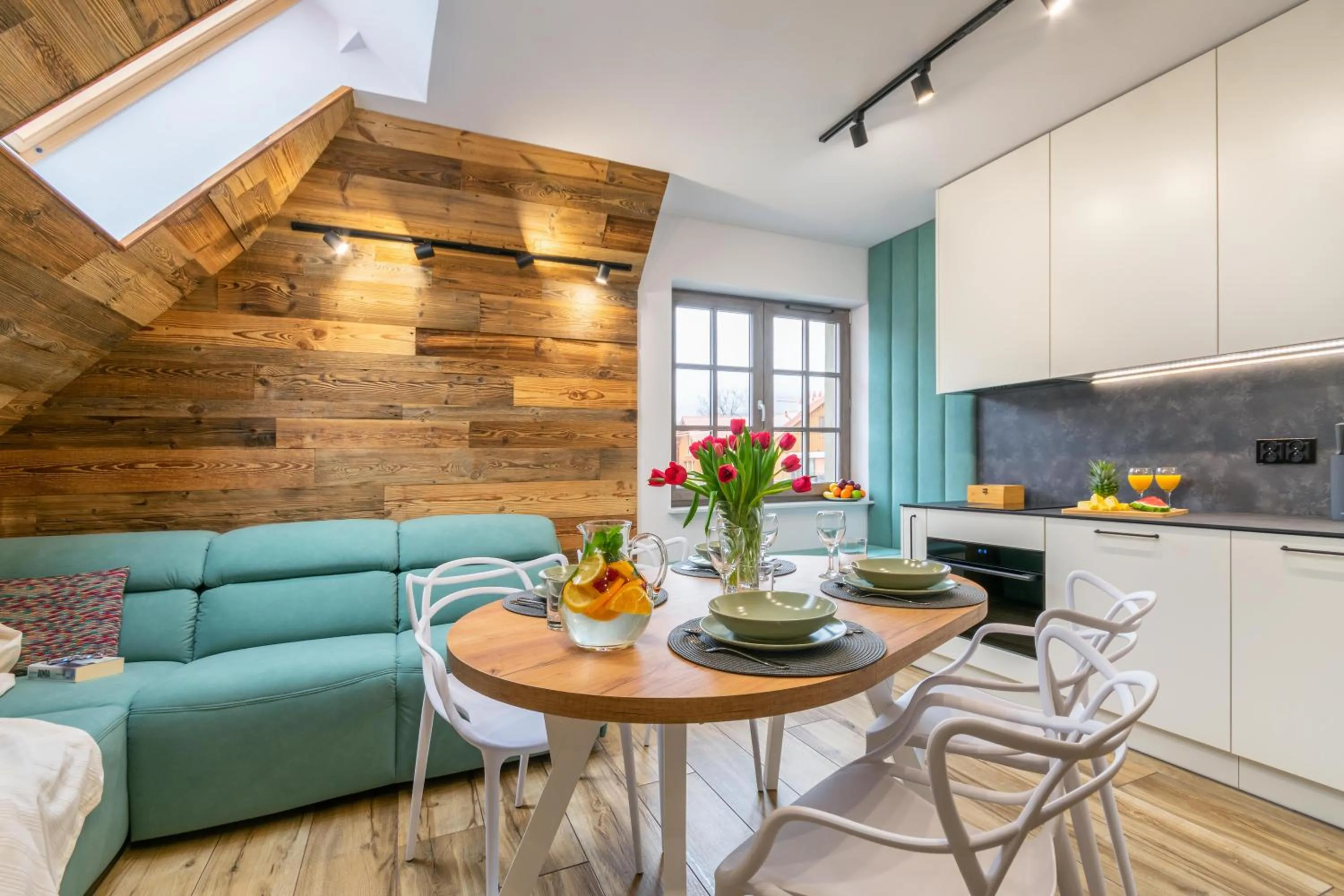 Kitchen or kitchenette in Apartament Cortina