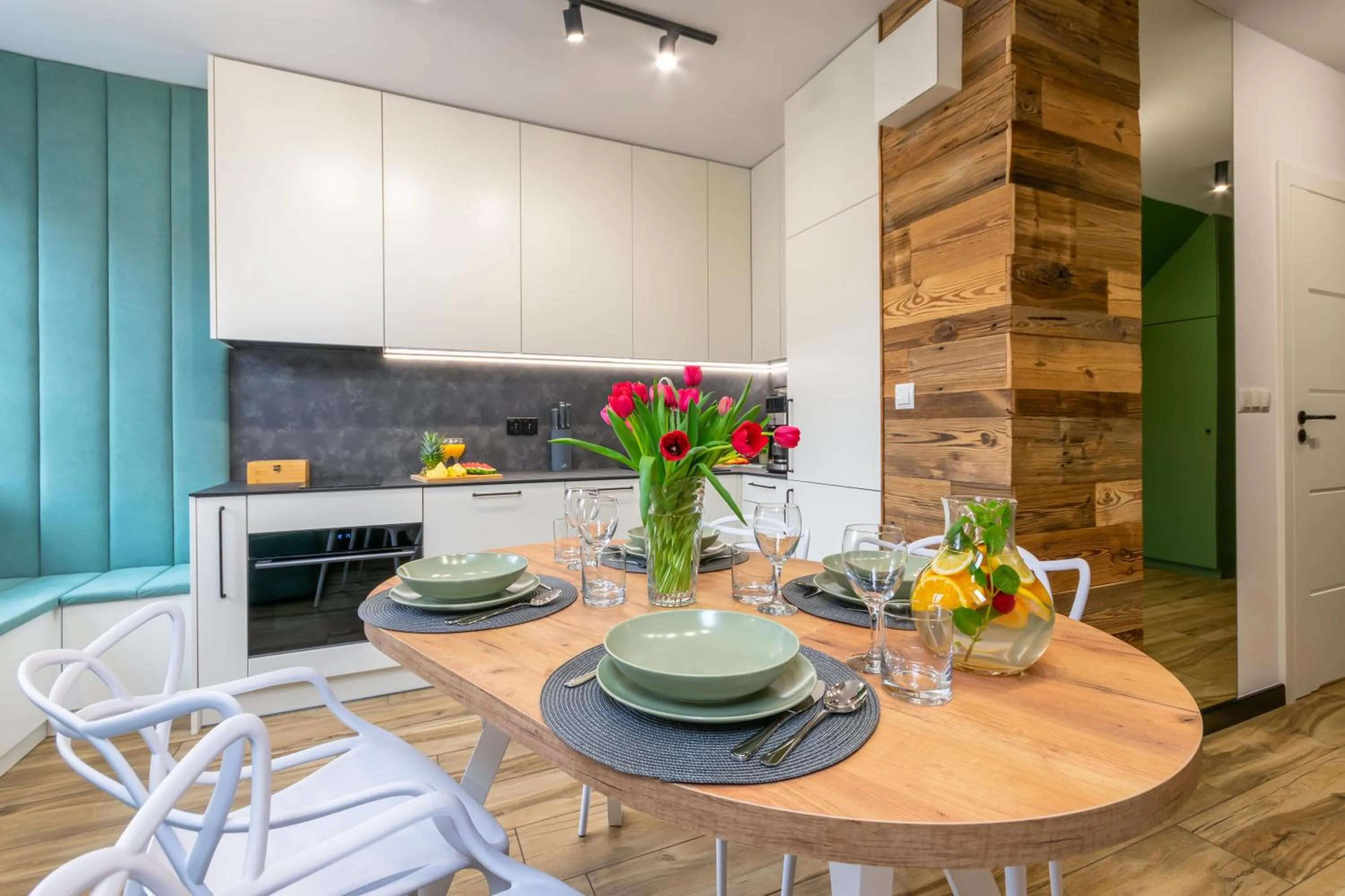 Kitchen or kitchenette in Apartament Cortina