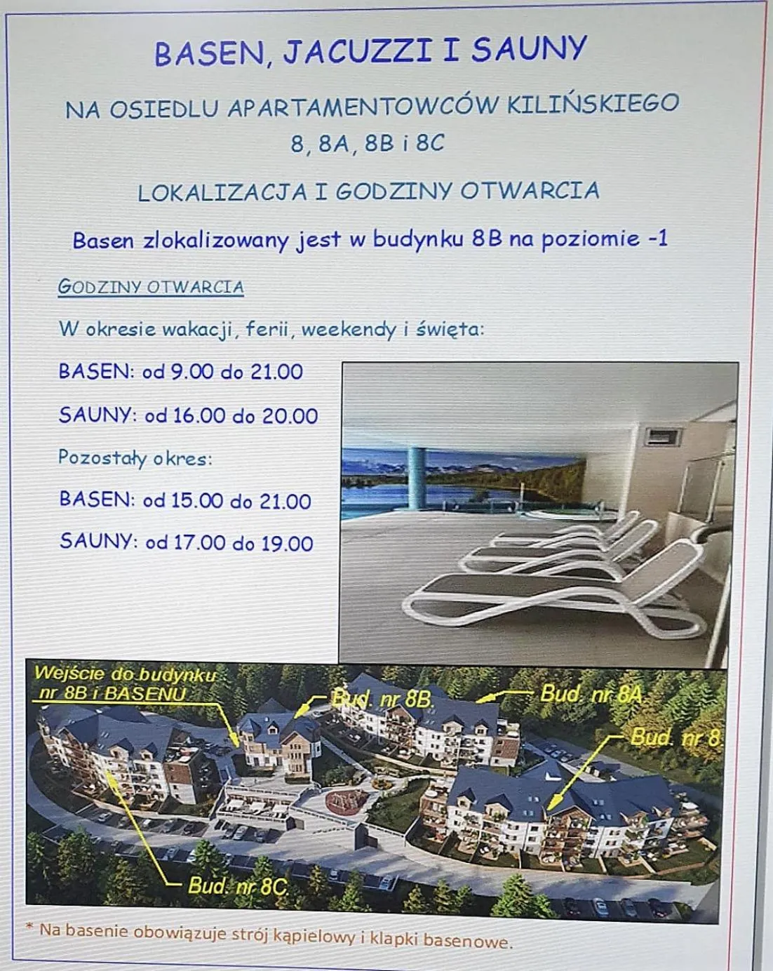 Swimming pool in Apartament Cortina