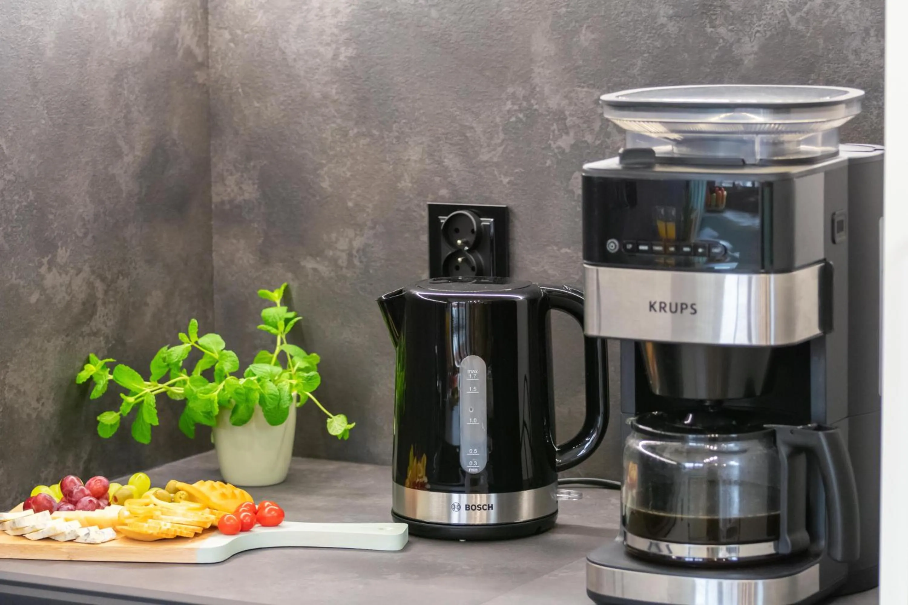 Coffee/tea facilities in Apartament Cortina